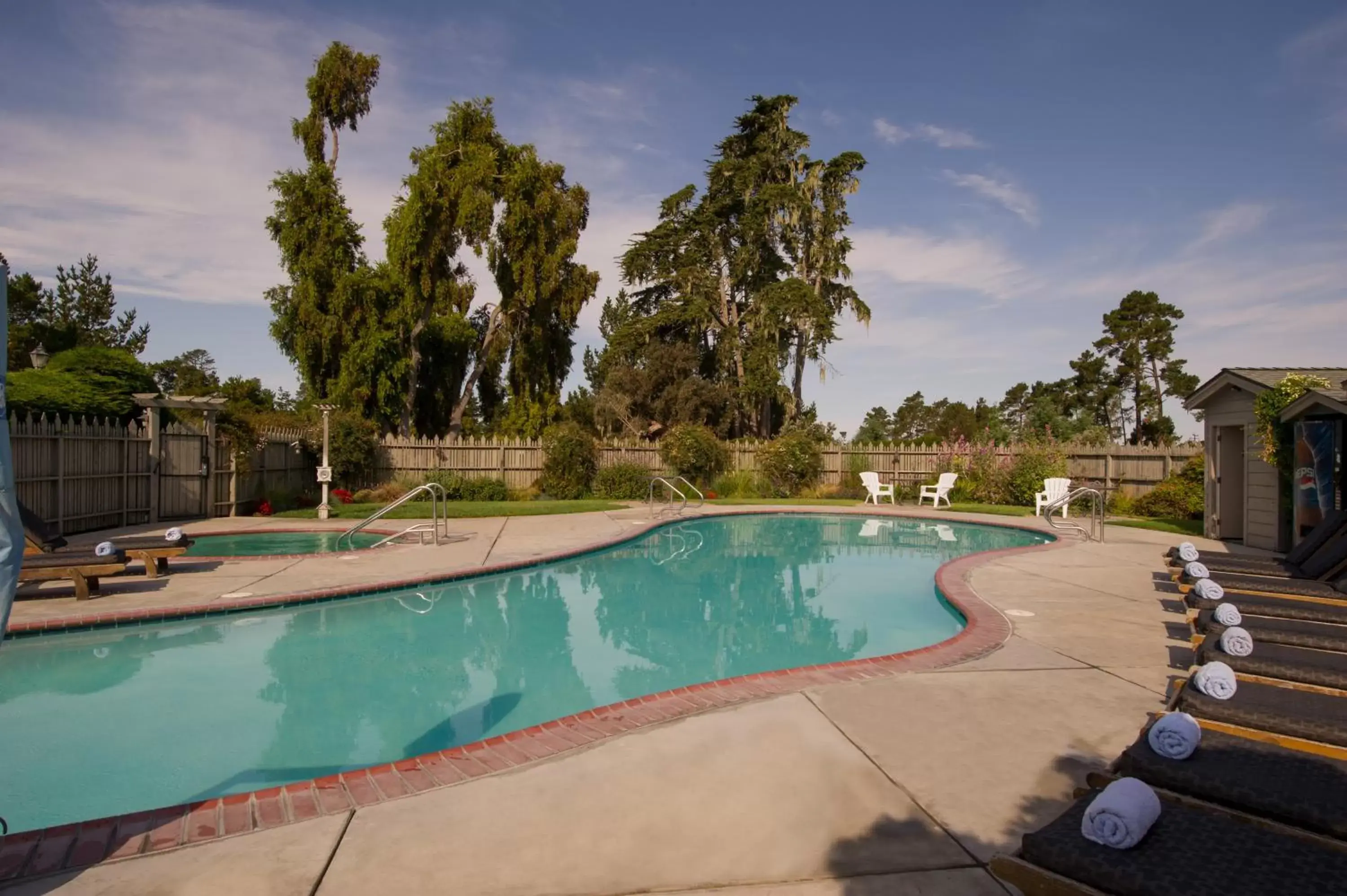 Swimming Pool in Cambria Pines Lodge