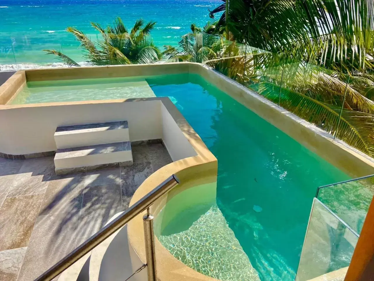 Swimming Pool in Playa Canek Beachfront Eco Hotel