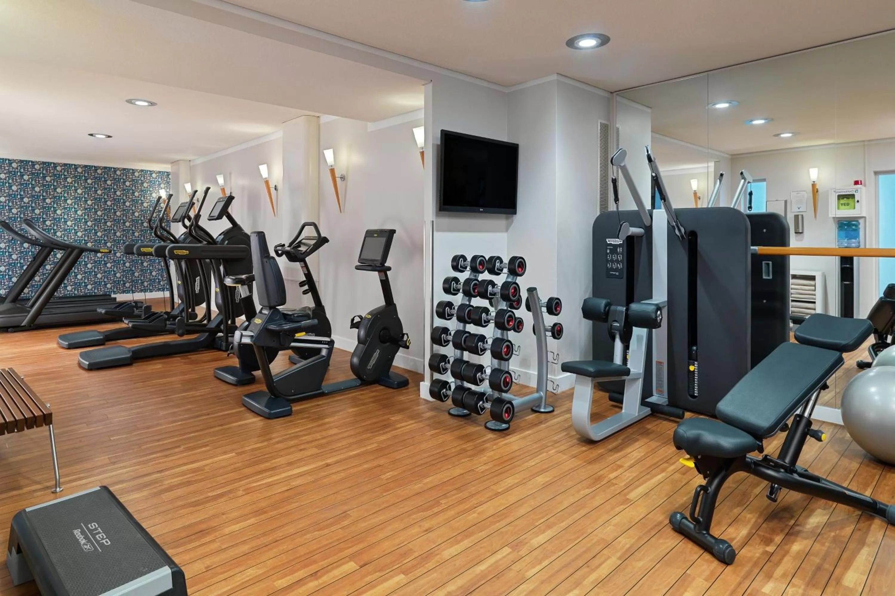 Fitness centre/facilities in Le Méridien Hamburg