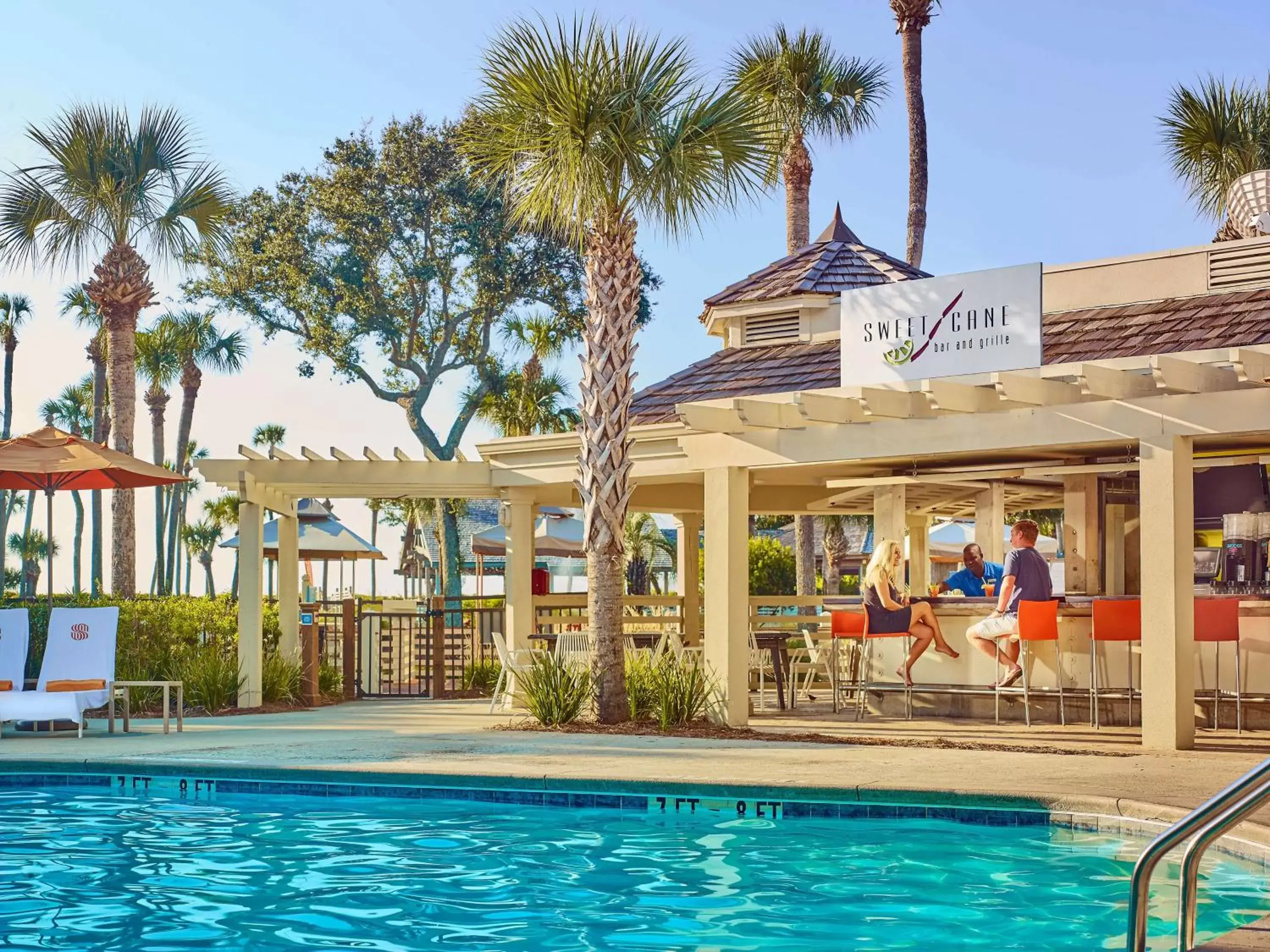 Lounge or bar, Swimming Pool in Sonesta Resort Hilton Head Island