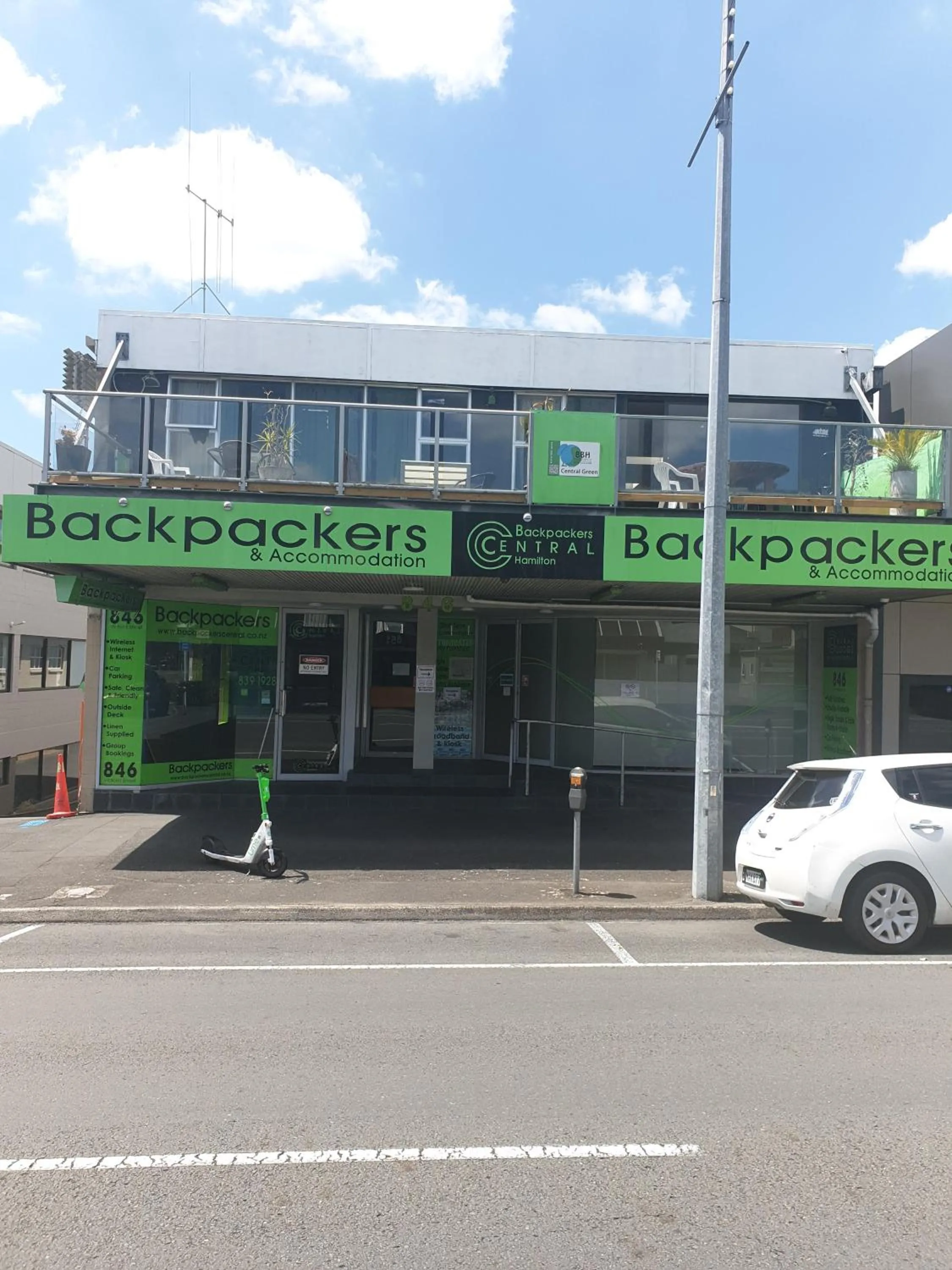 Property logo or sign in Backpackers Central Hamilton