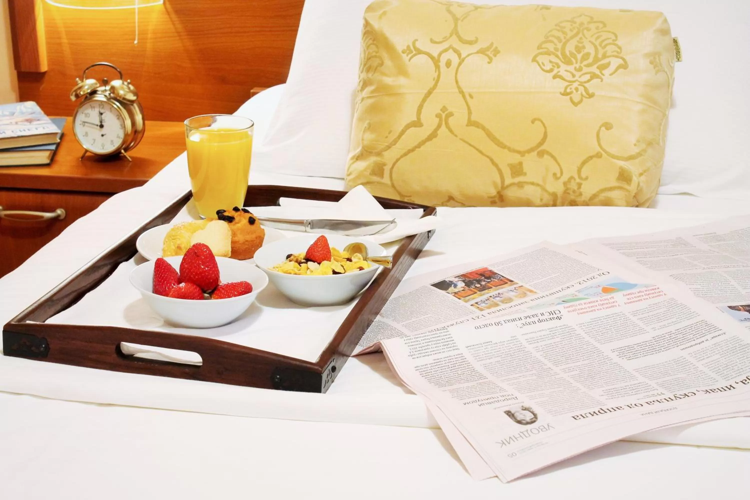 Decorative detail, Bed in Hotel Rex