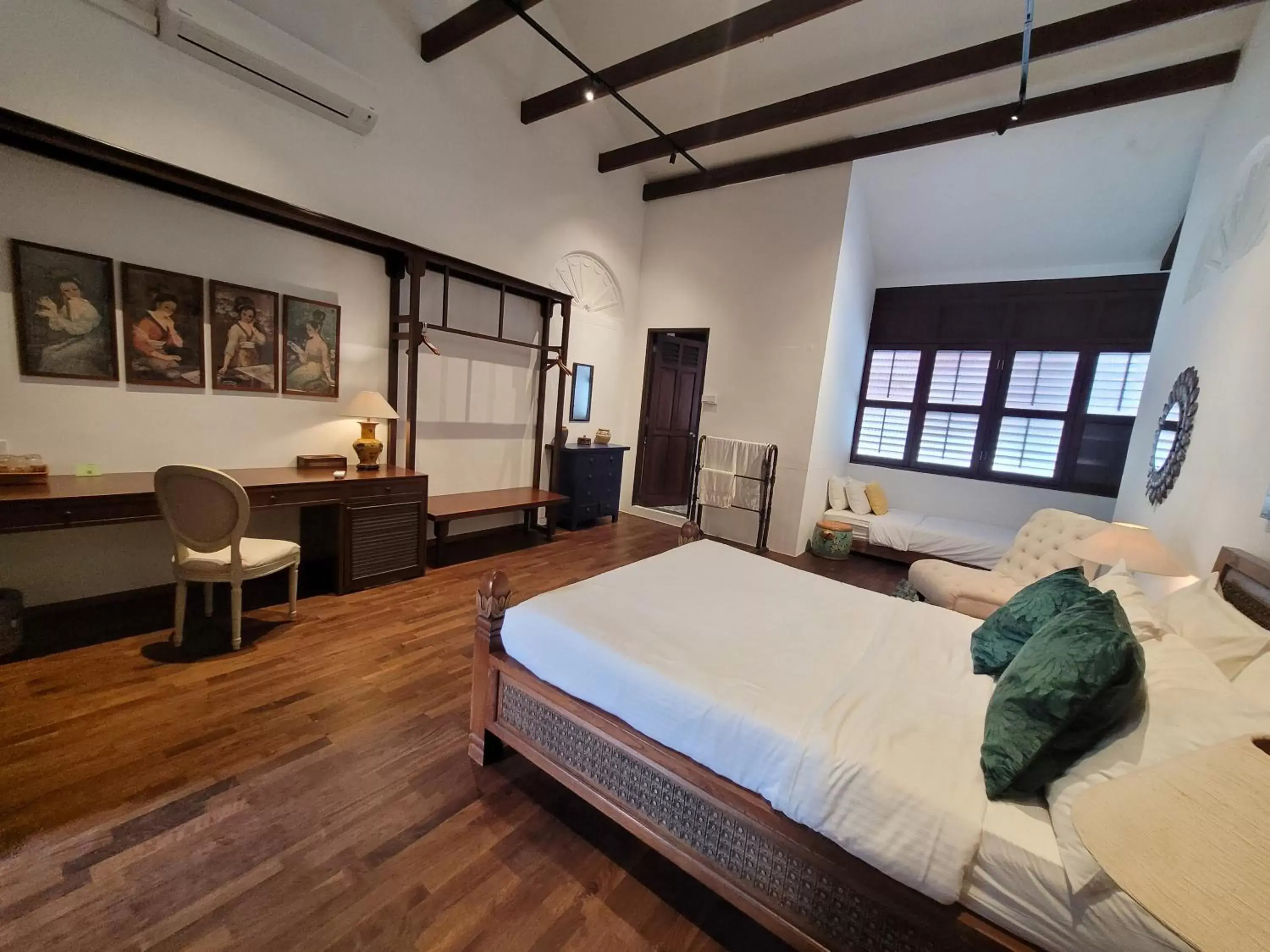 Bed in East Indies Mansion