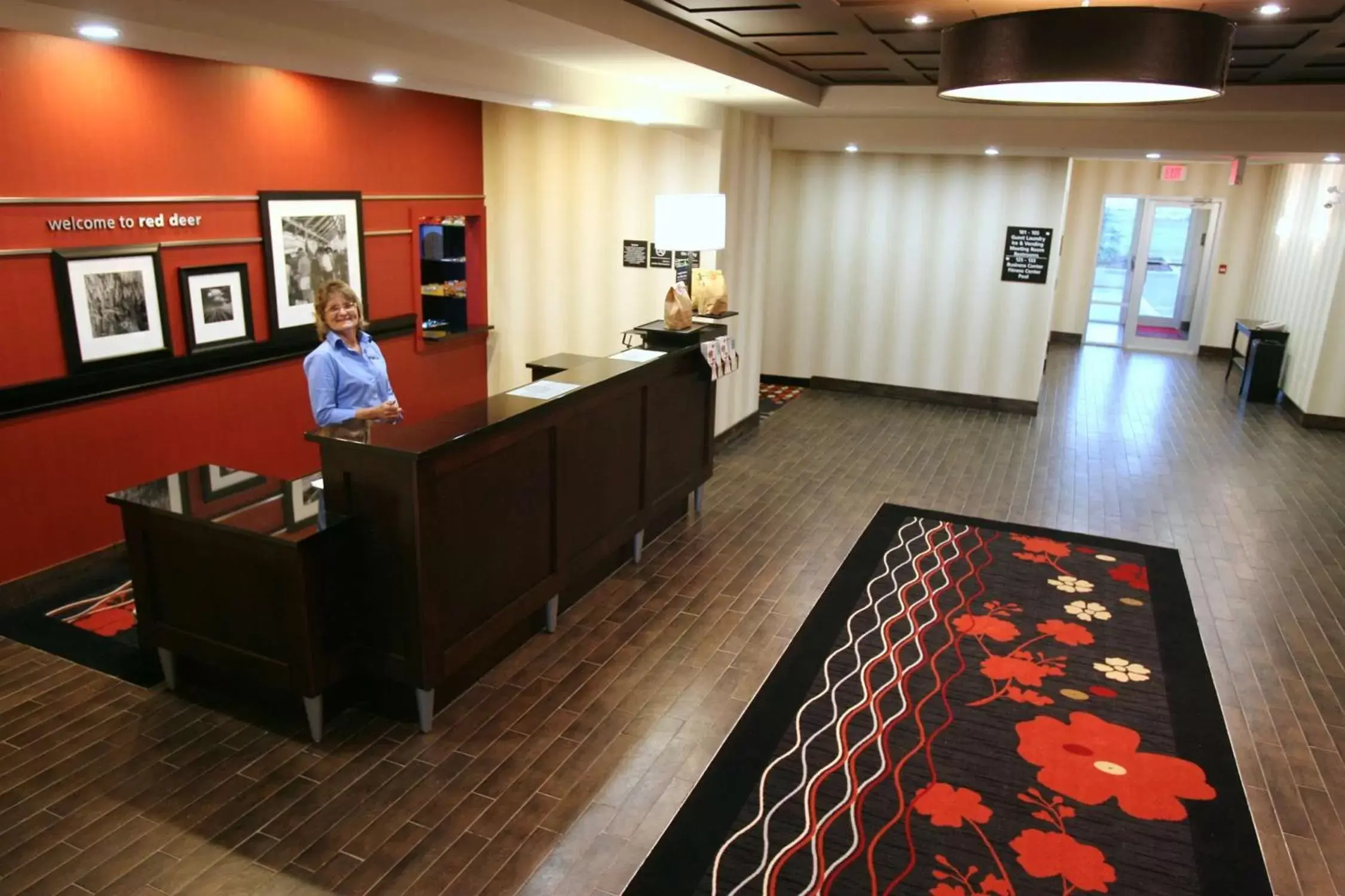 Lobby or reception in Hampton Inn & Suites Red Deer Lobby or reception in Hampton Inn & Suites Red Deer