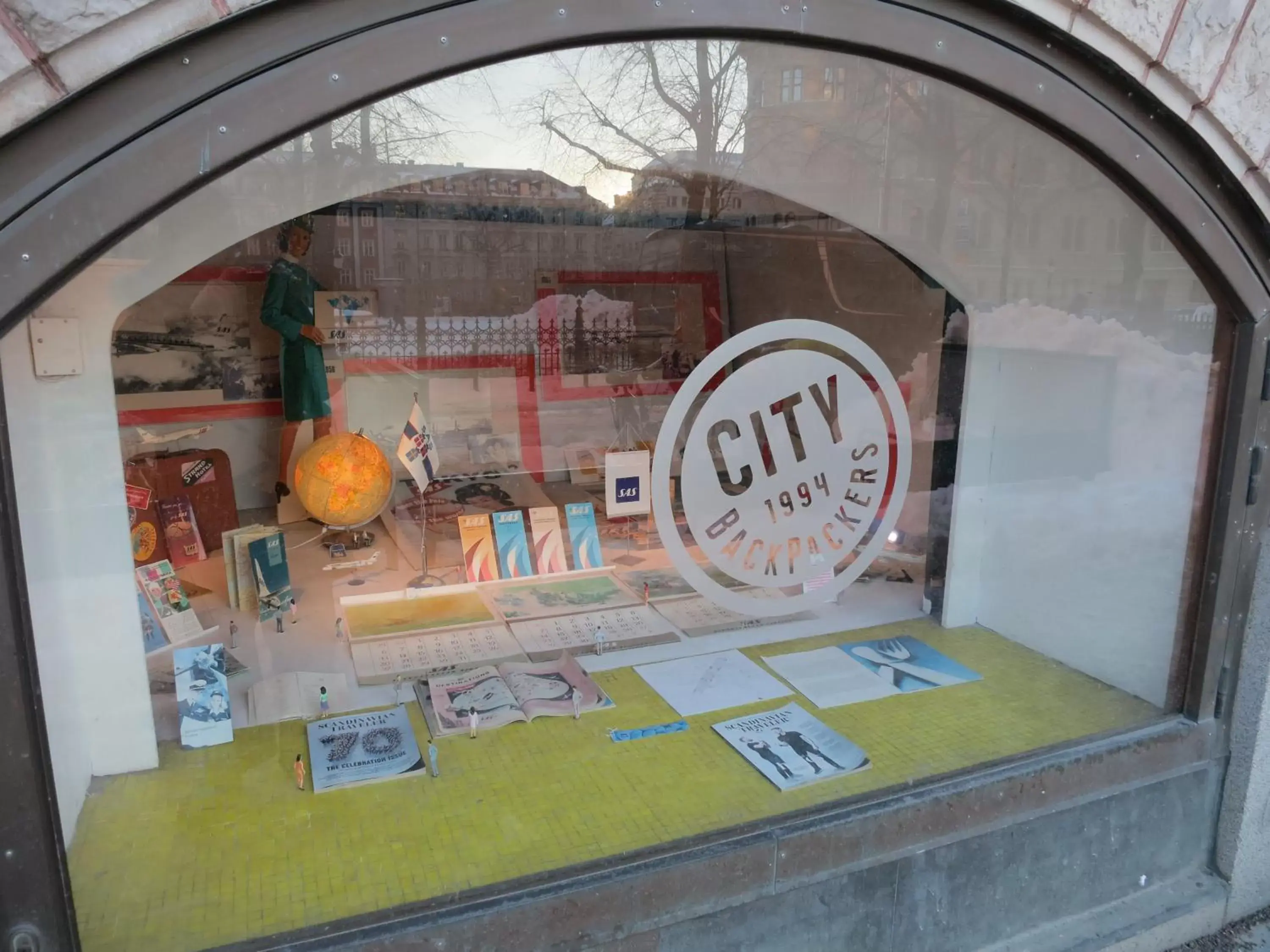 Facade/entrance in City Backpackers Hostel