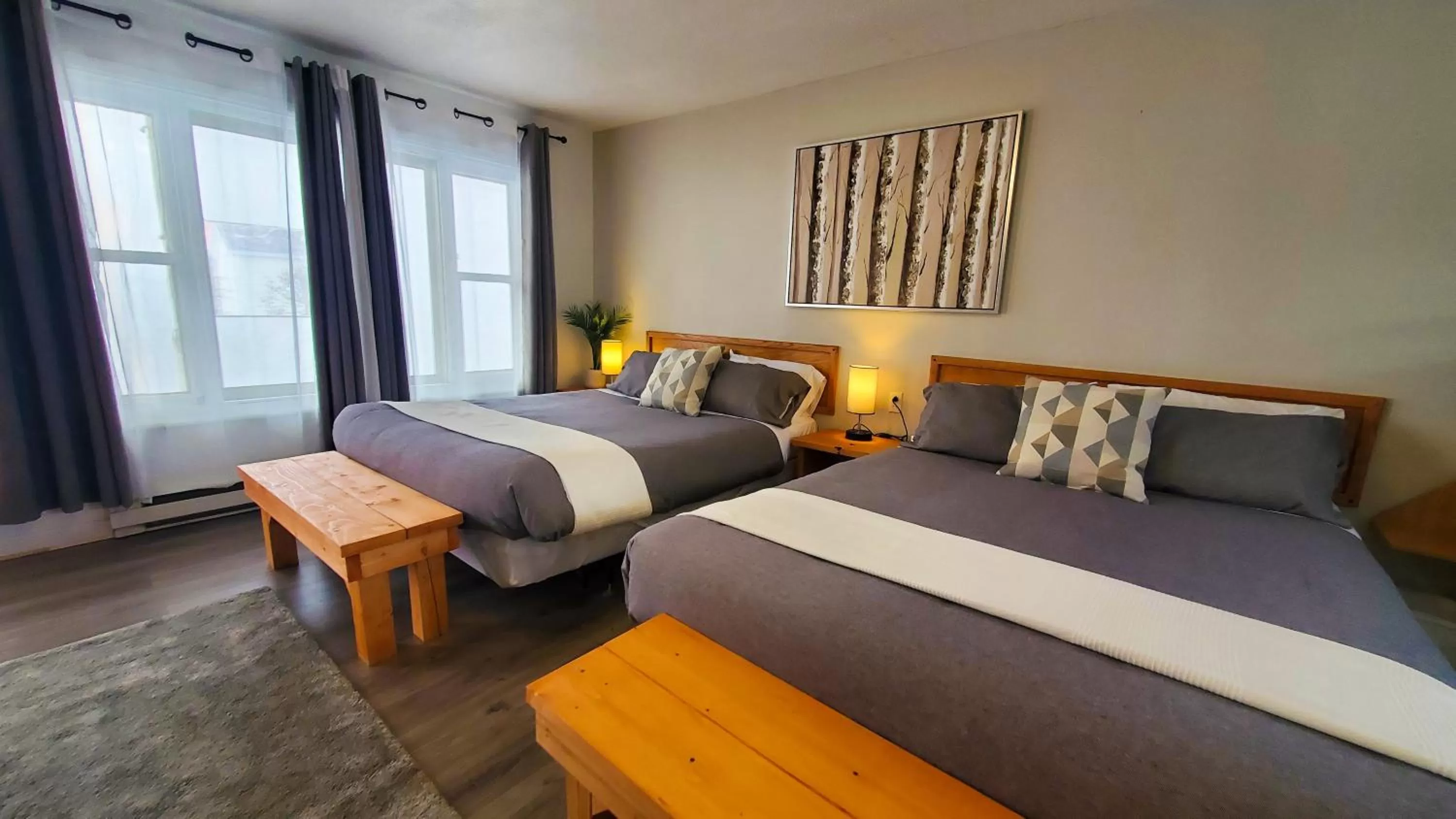 Bed in Lofts Fleuve et Montagnes