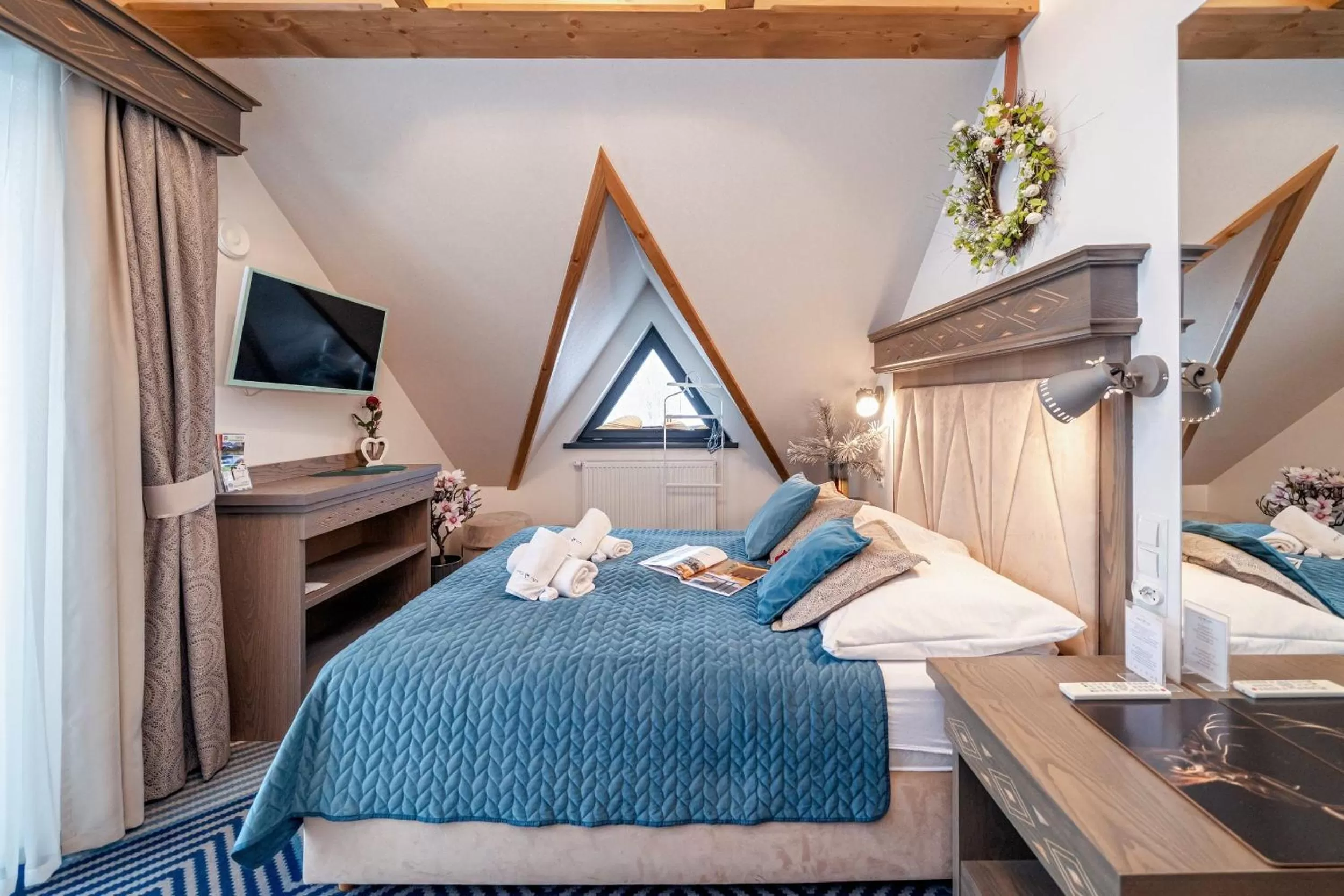 Bed in Serce Tatr Residence Zakopane - blisko Krupówek