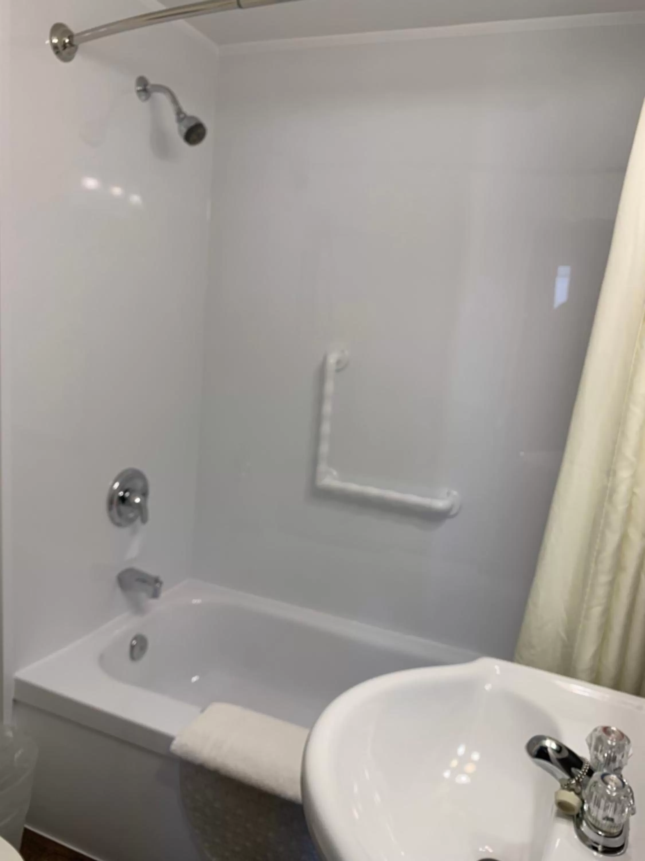 Bathroom in The Lionstone Inn Motel and Cottages