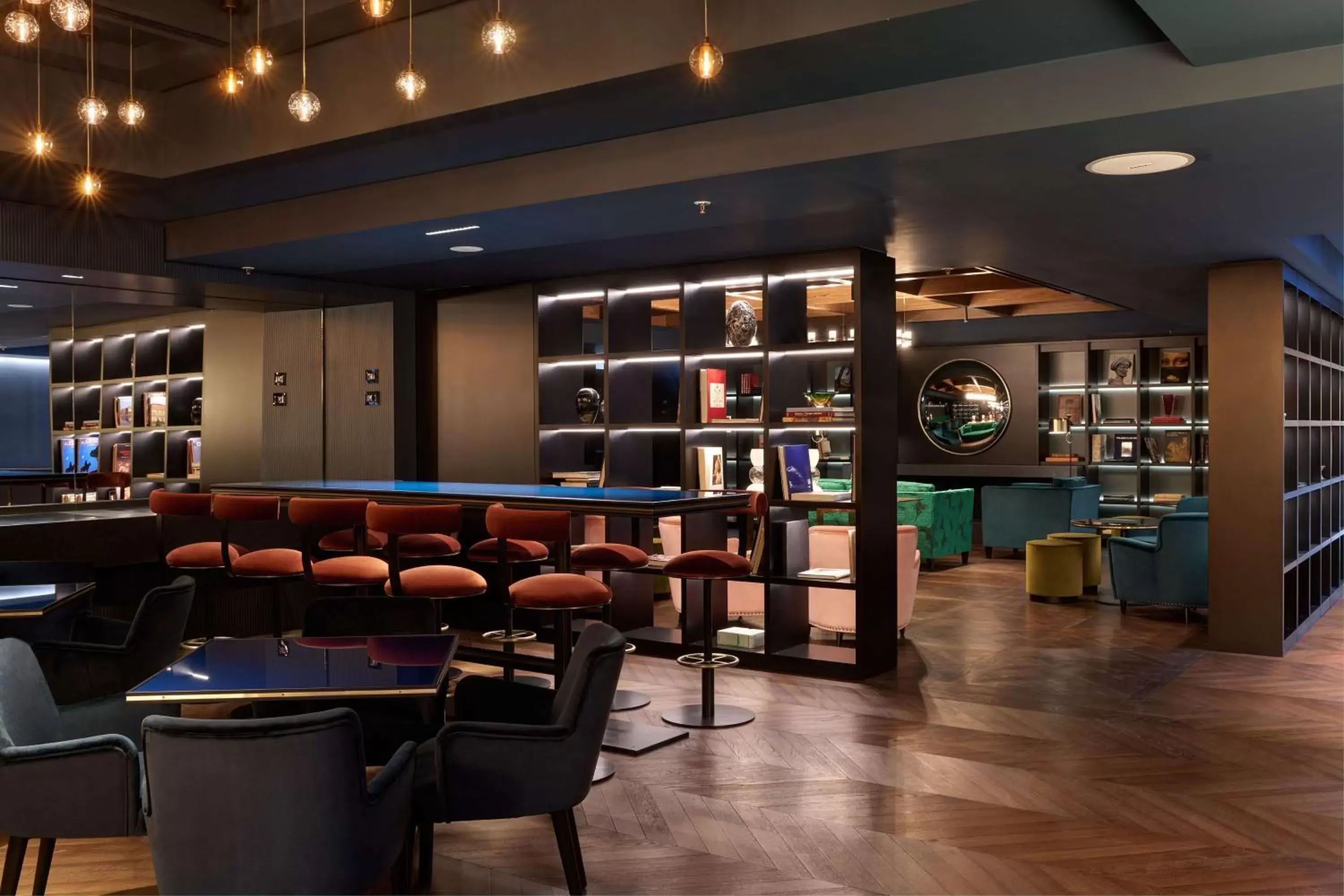 Lobby or reception, Lounge/Bar in Hilton Rome Eur La Lama