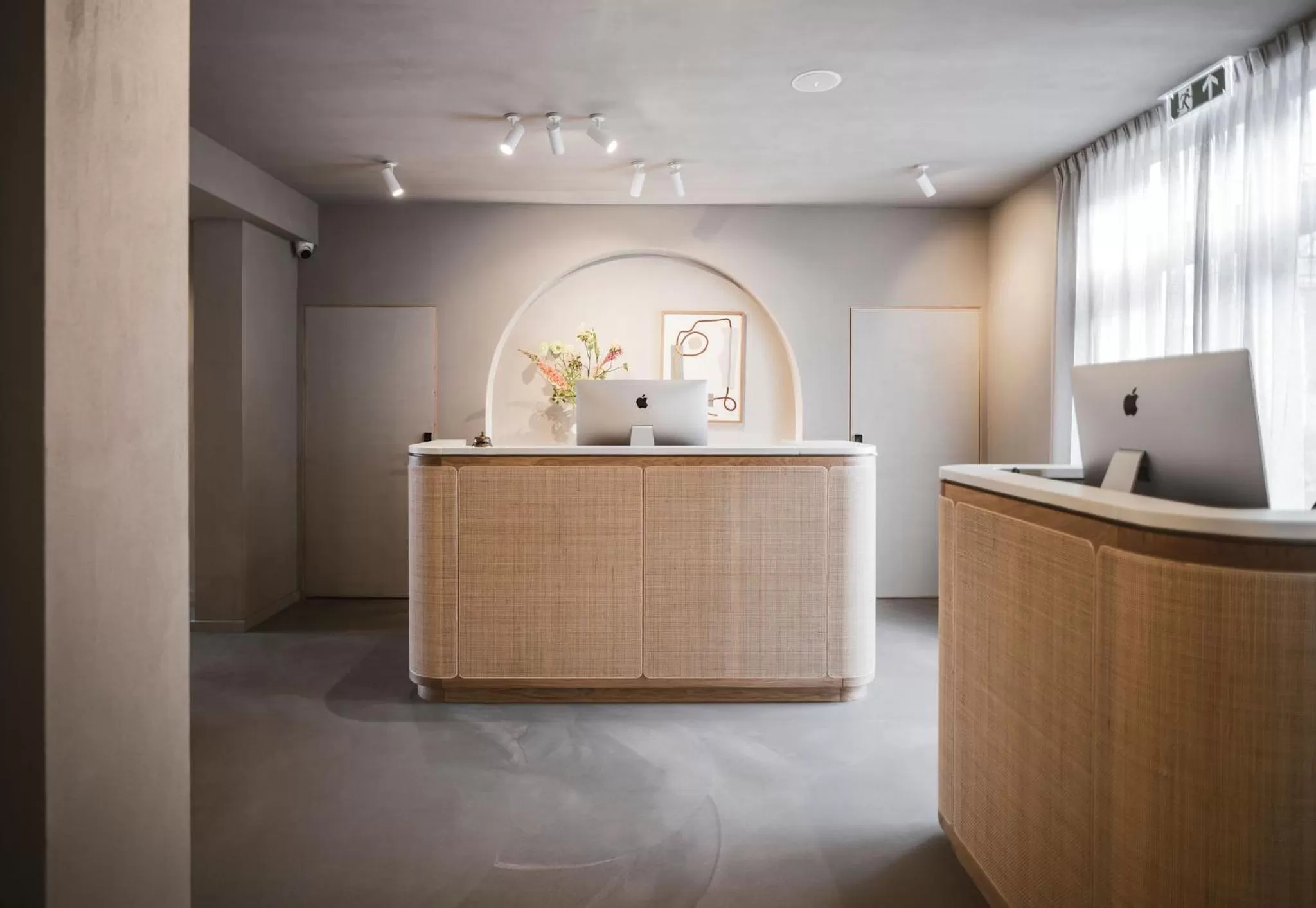 Lobby or reception in Strandhotel Domburg