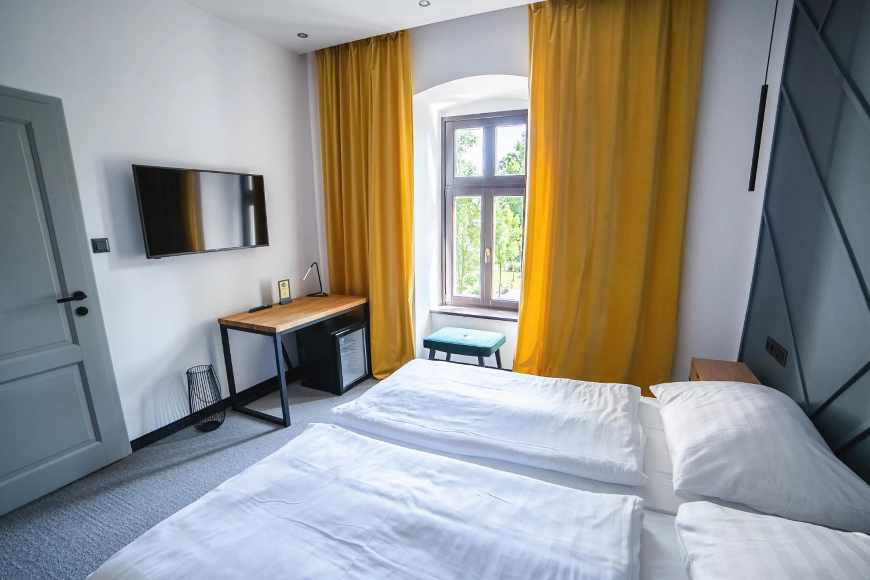 Bed in Hotel Gabriella