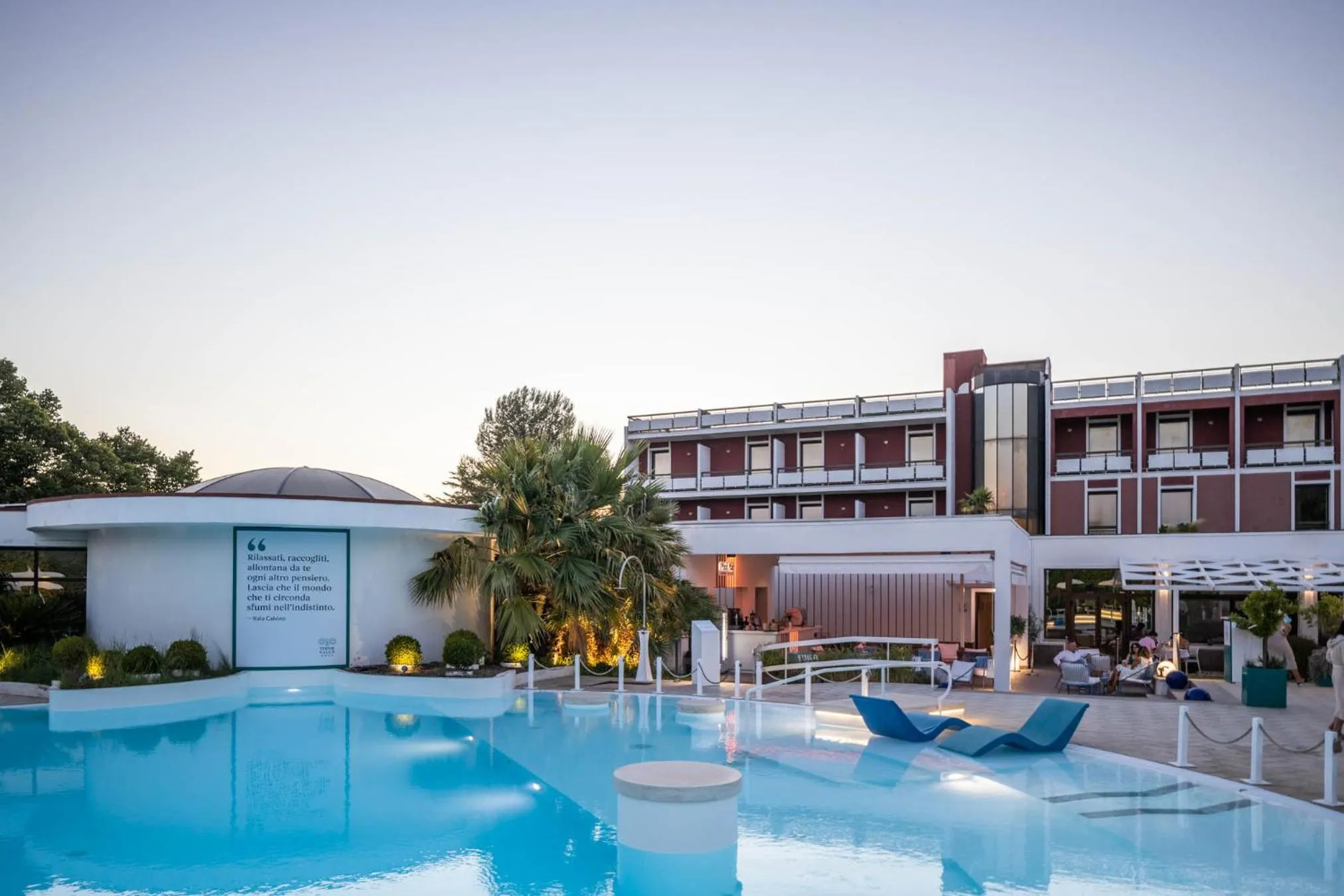 Swimming pool in Hotel Salus Terme - Adults Only
