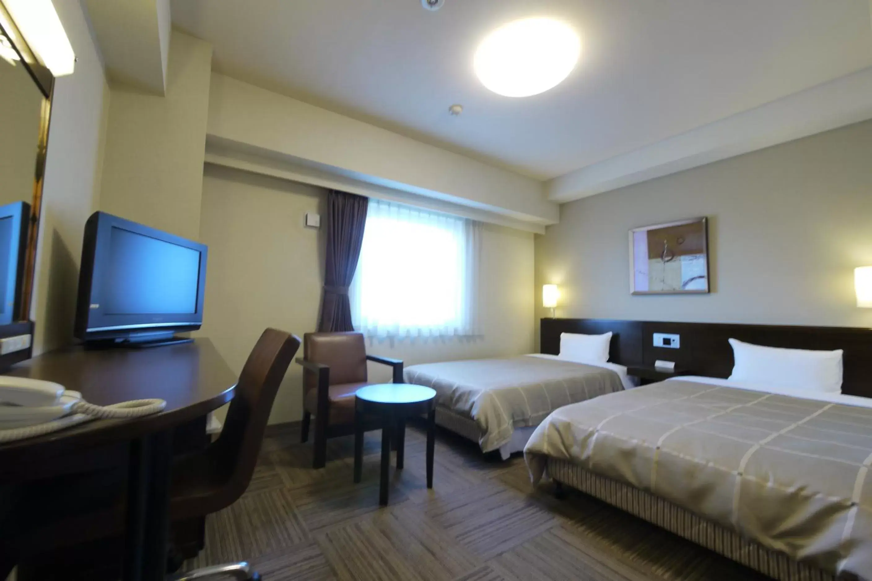 Bed in Hotel Route-Inn Aomori Chuo Inter