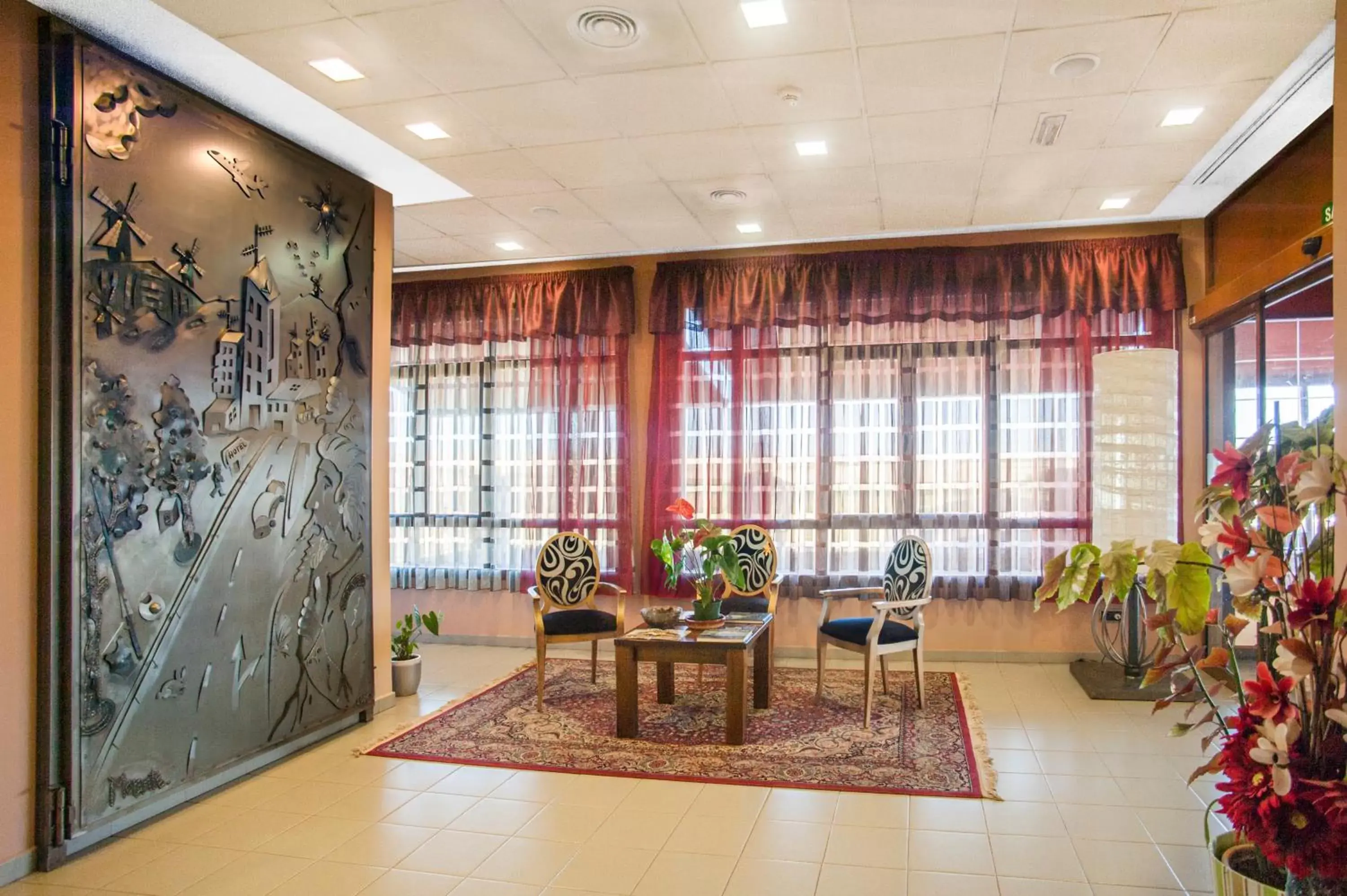 Lobby or reception in Hotel Moya
