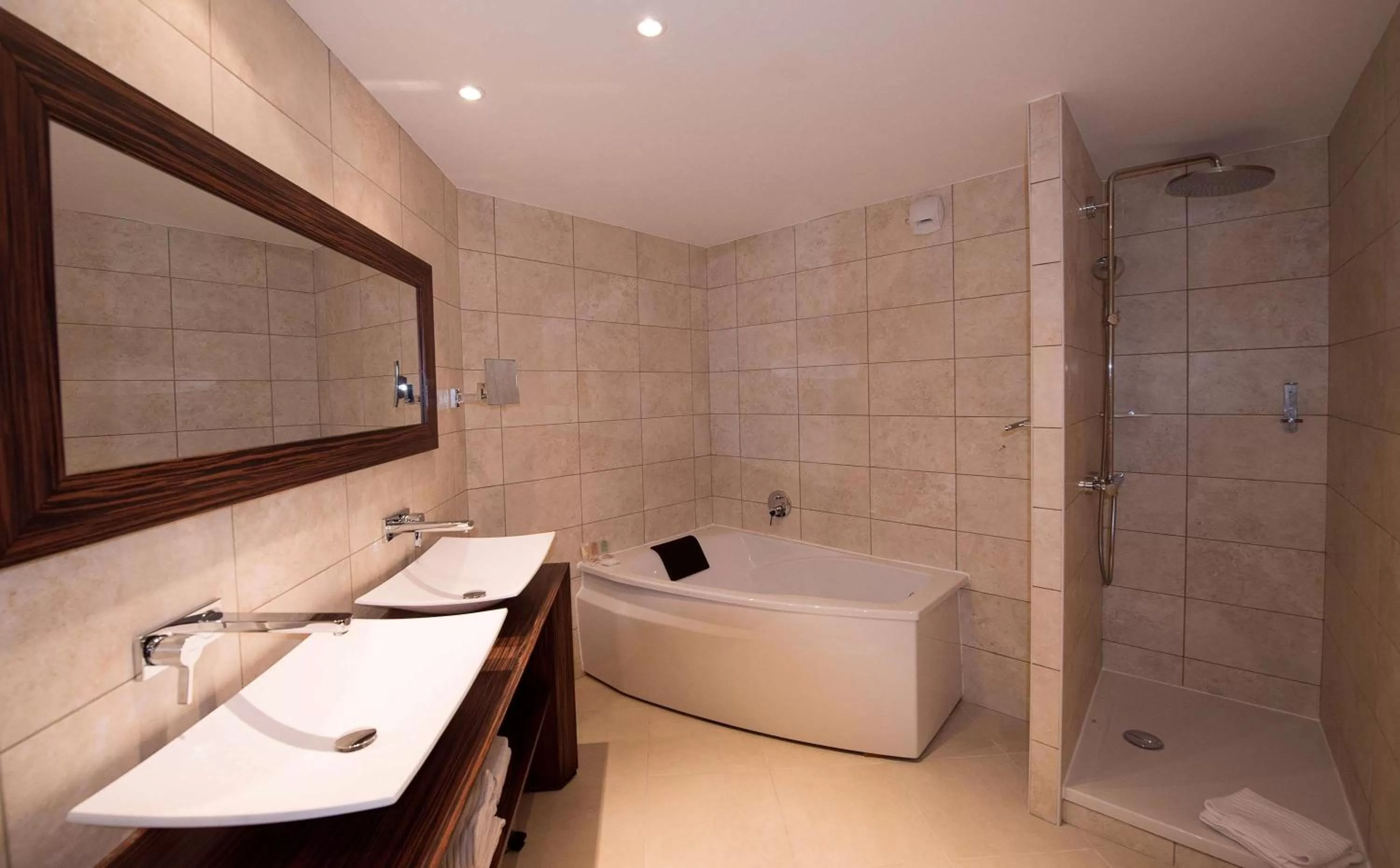 Shower in Best Western Premier Le Patio des Artistes Wellness Jacuzzi