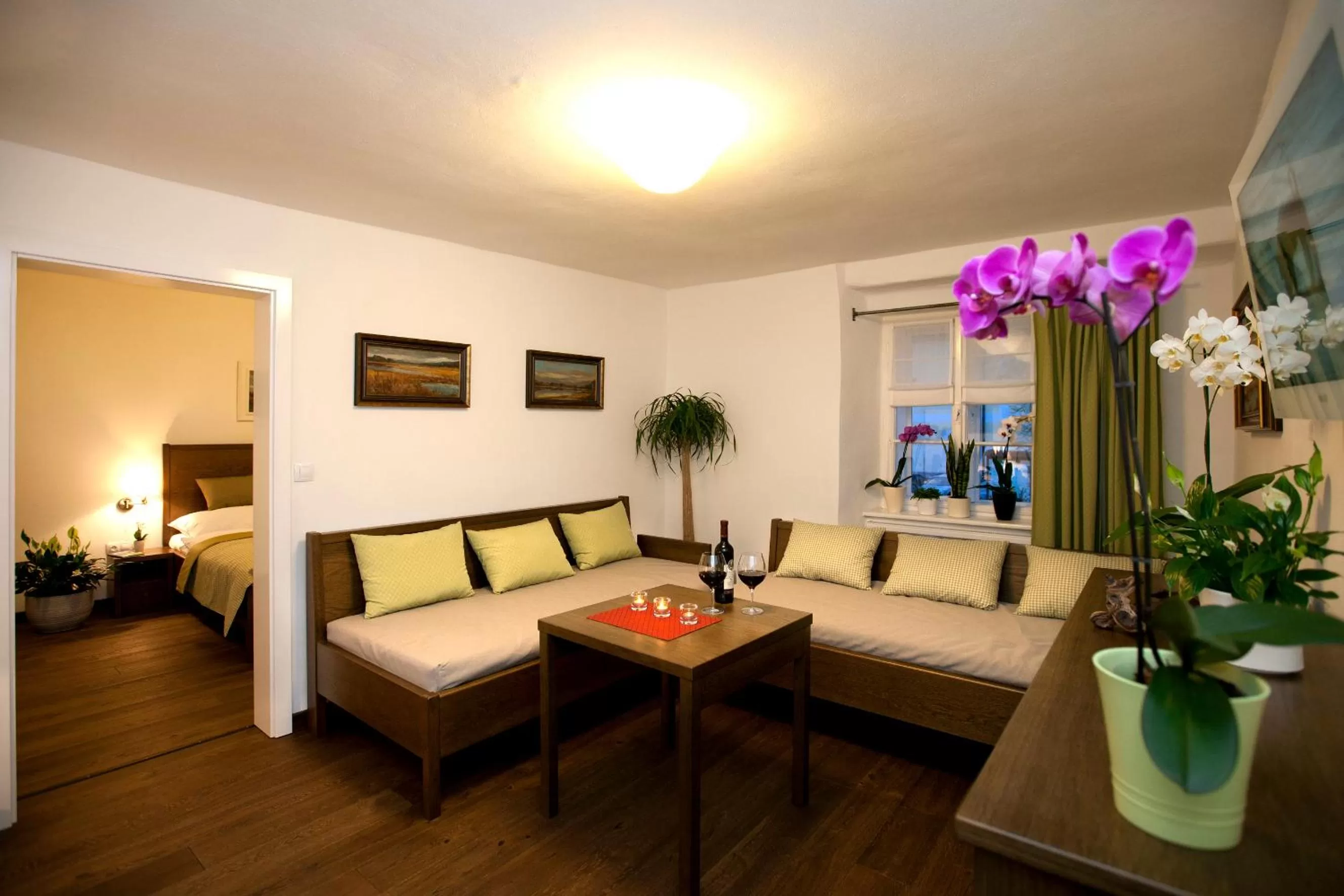 Living room in Apartmány Šupina