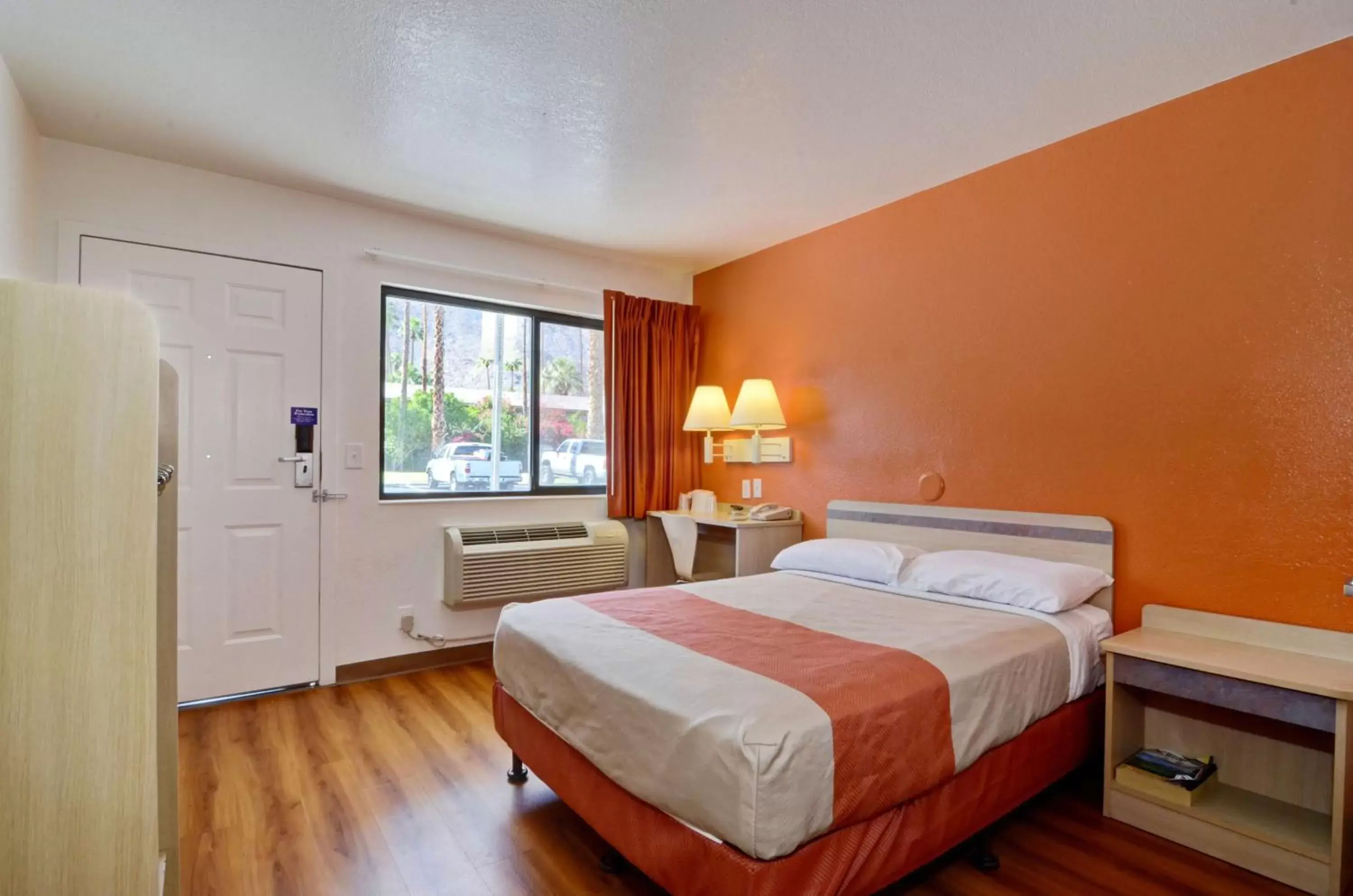 Bedroom, Room Photo in Motel 6-Palm Springs, CA - East - Palm Canyon