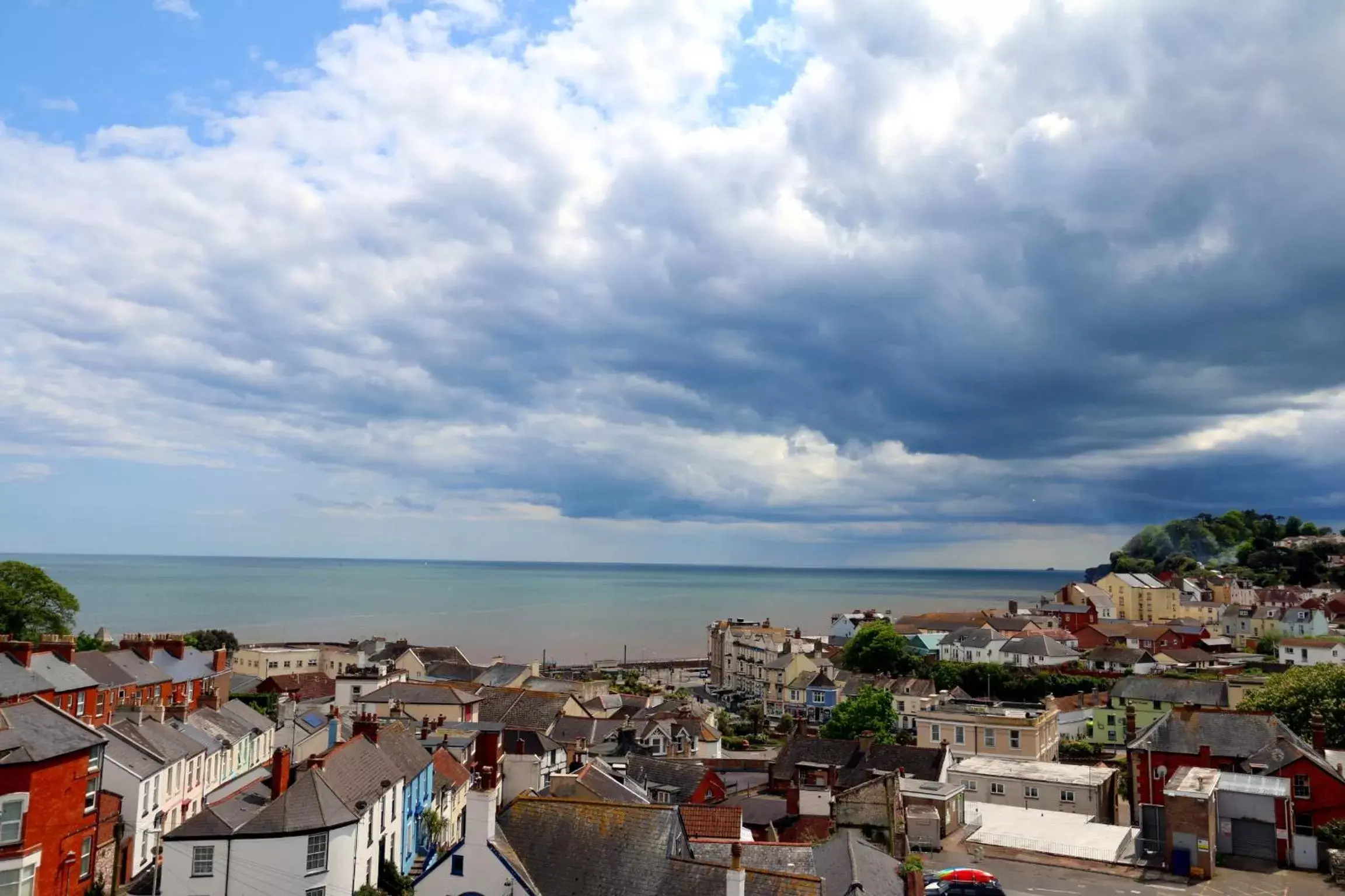 Sea view in Lammas Park House