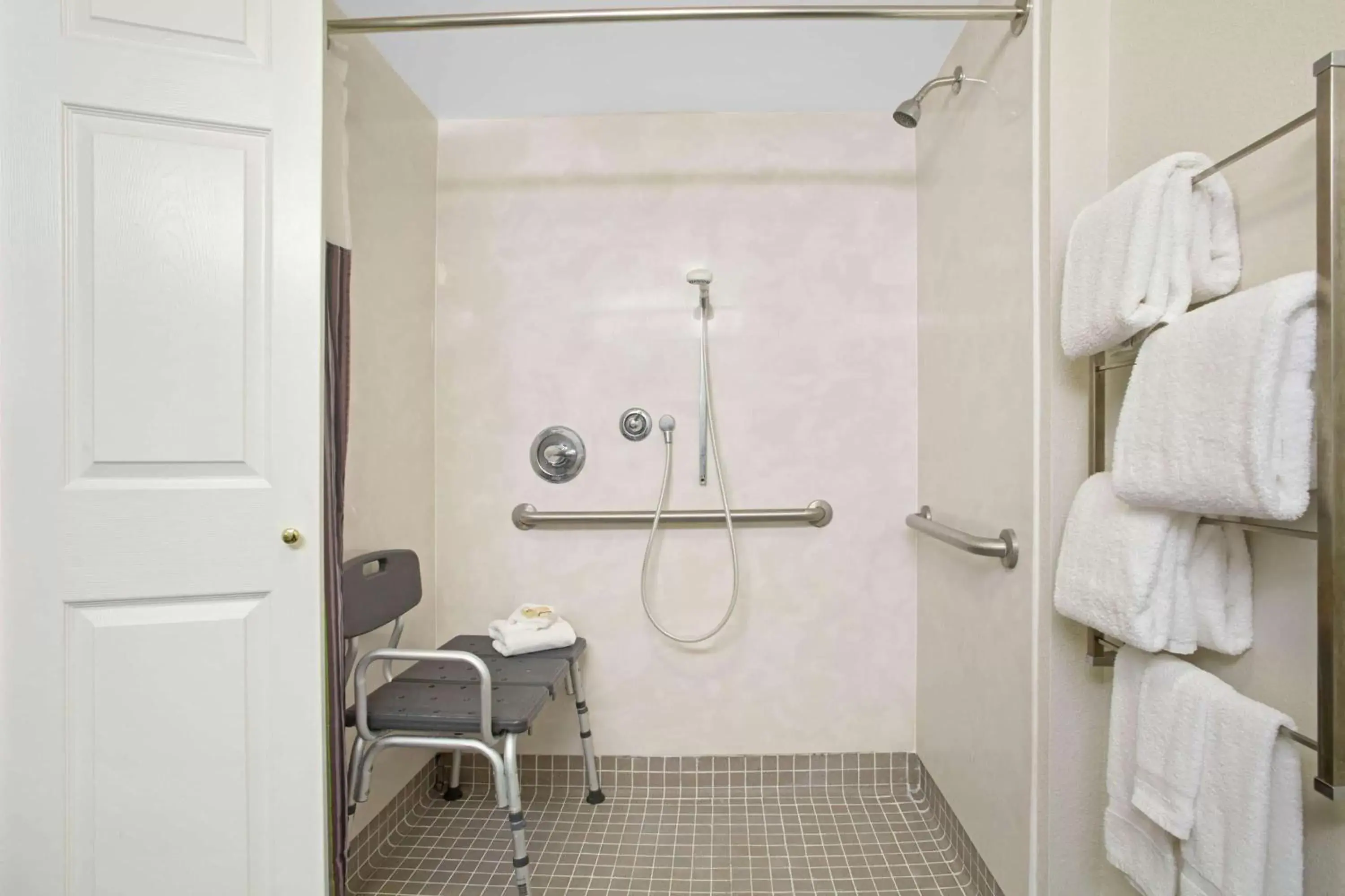 Shower, Bathroom in La Quinta Inn by Wyndham San Marcos