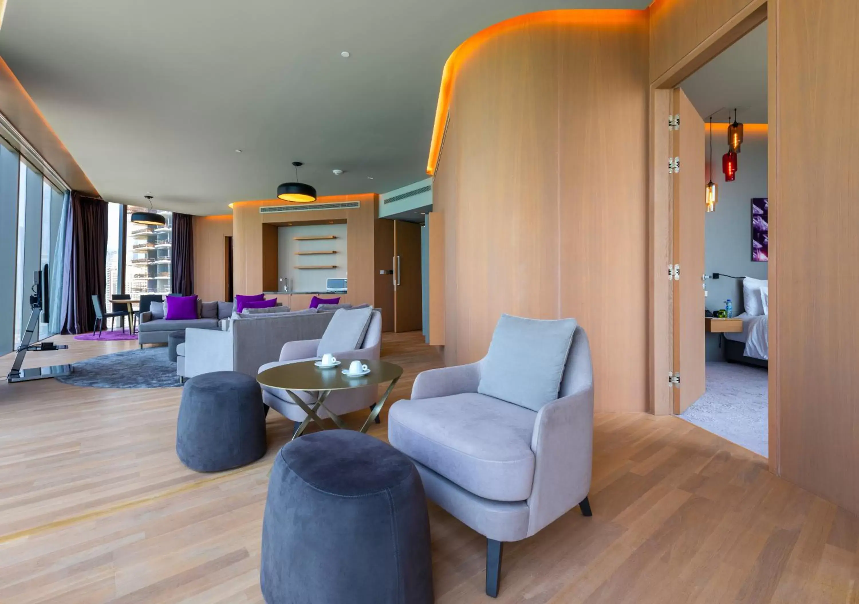 Living room, Seating Area in Rixos Premium Dubai JBR