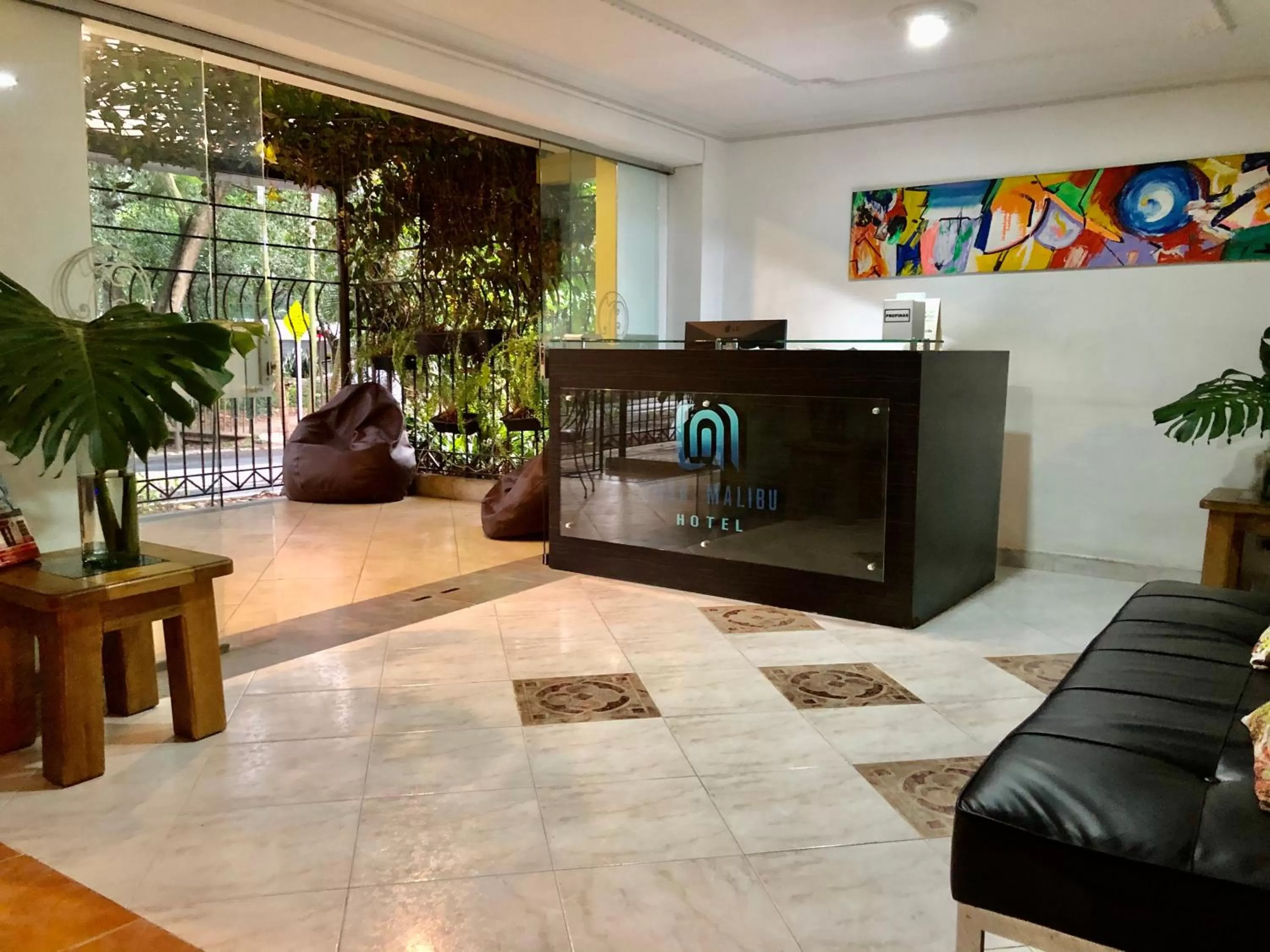 Lobby or reception in Hotel Casa Malibú