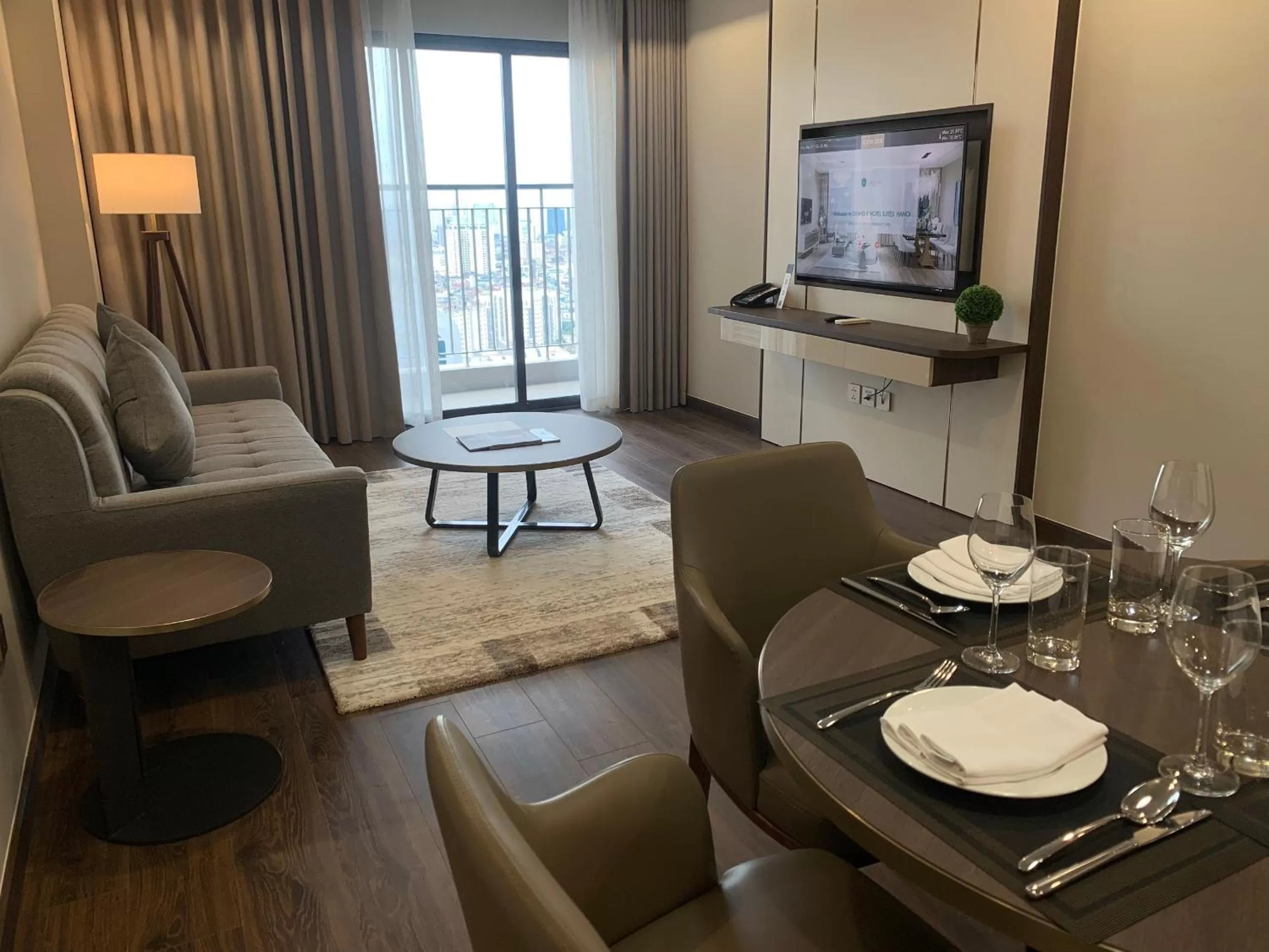 Living room in Grand K Hotel Suites Hanoi