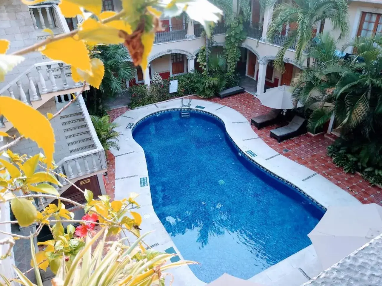 Pool View in Hacienda Real del Caribe Hotel