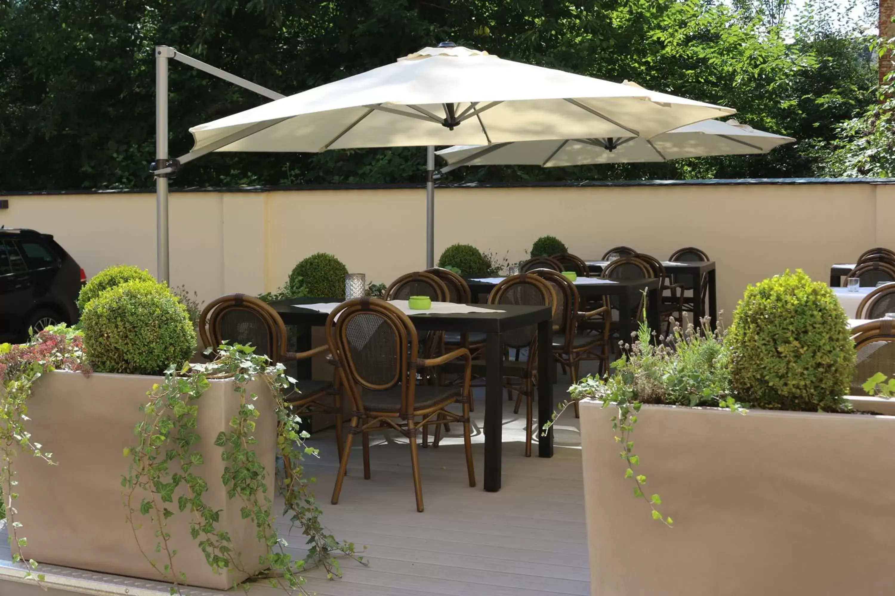 Balcony/Terrace, Restaurant/Places to Eat in Hotel Via Regia - VIAs-Hotels