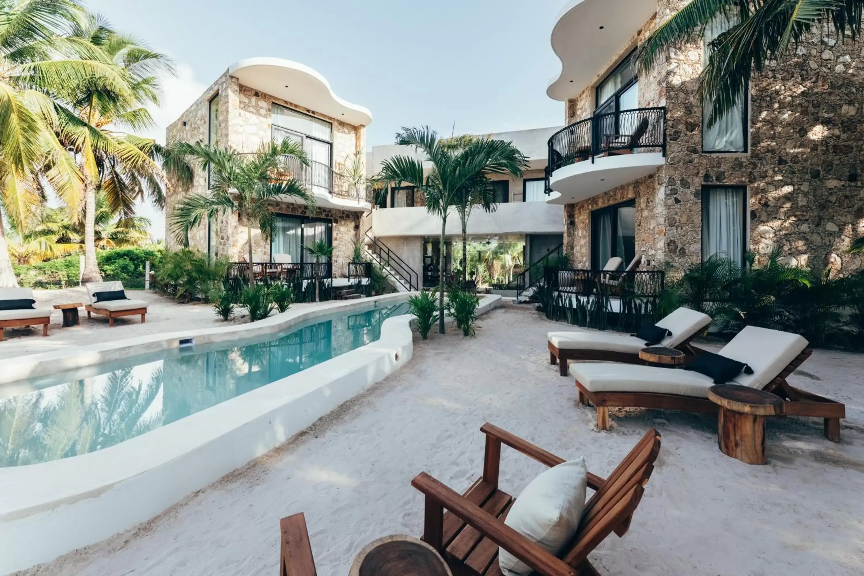 Patio, Swimming Pool in Cucu Hotel El Cuyo