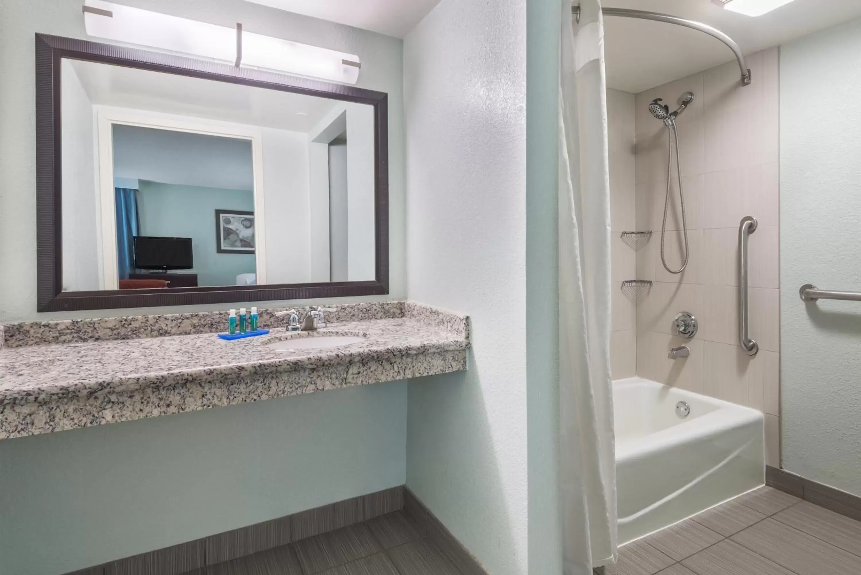 Bathroom in Holiday Inn Express Hotel & Suites Ft. Lauderdale-Plantation, an IHG Hotel