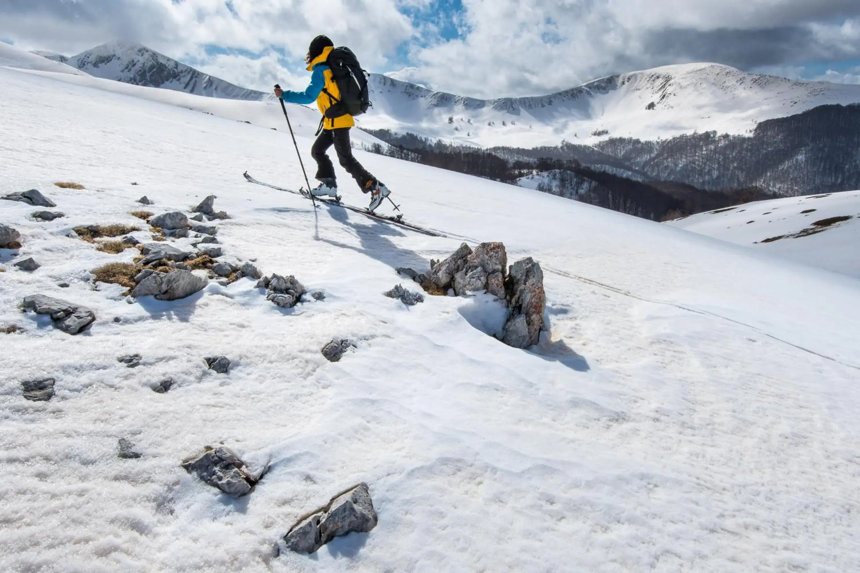 Skiing in Hotel Iris