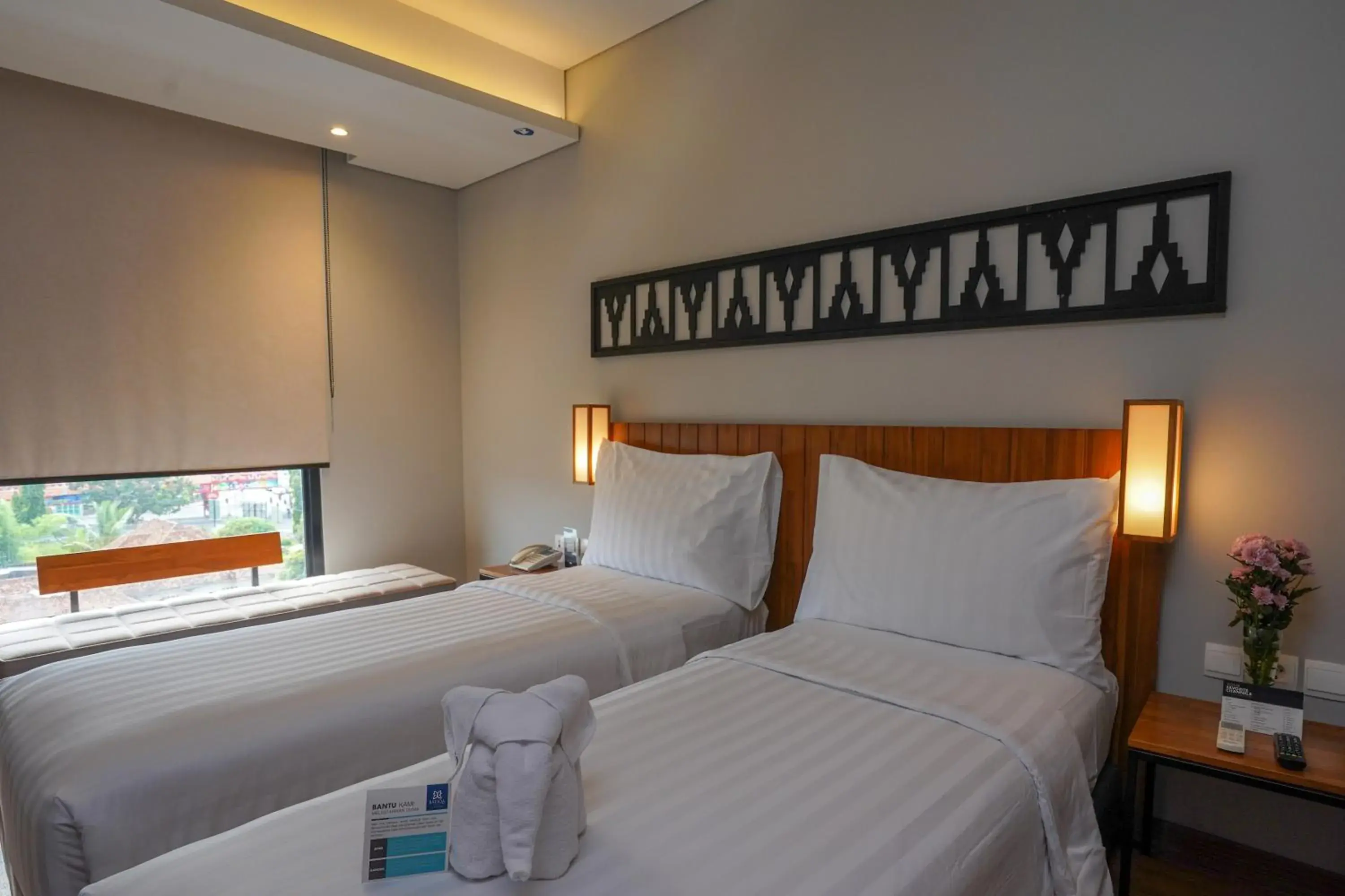 Bed in Batiqa Hotel Lampung