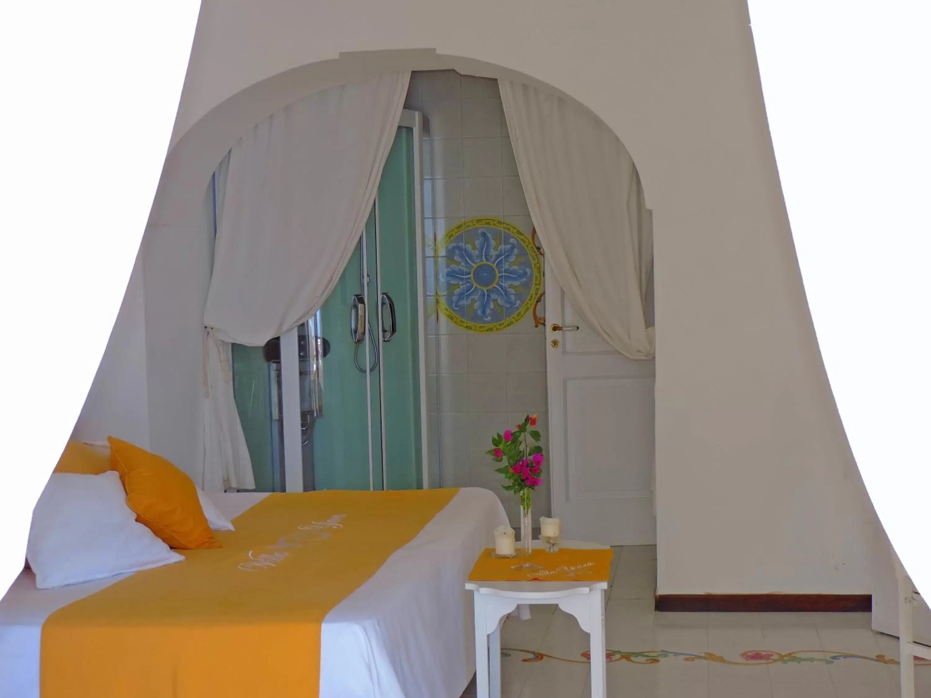 Bed in Villa Yiara