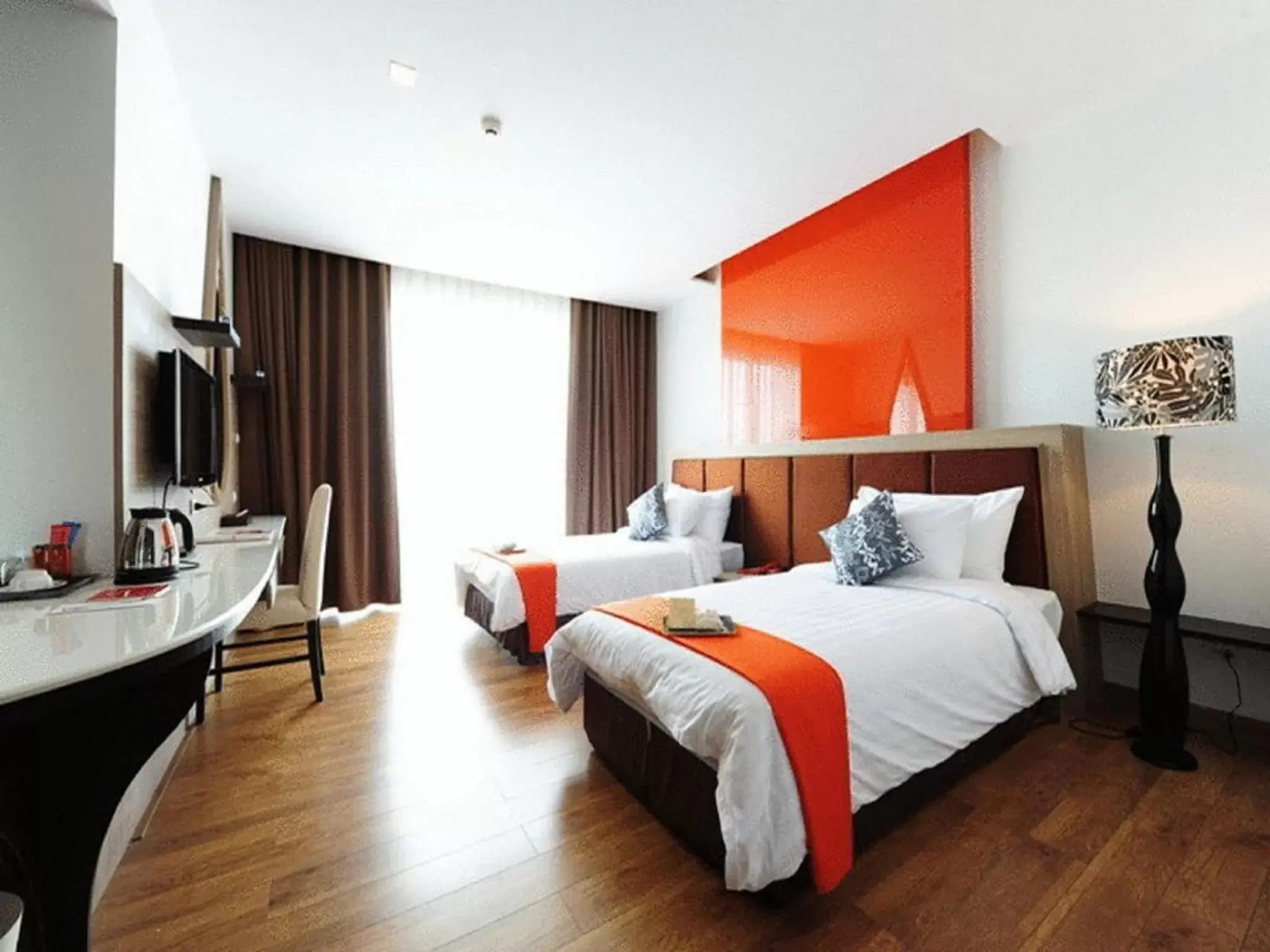 Bed in Prajaktra Design Hotel Bed in Prajaktra Design Hotel