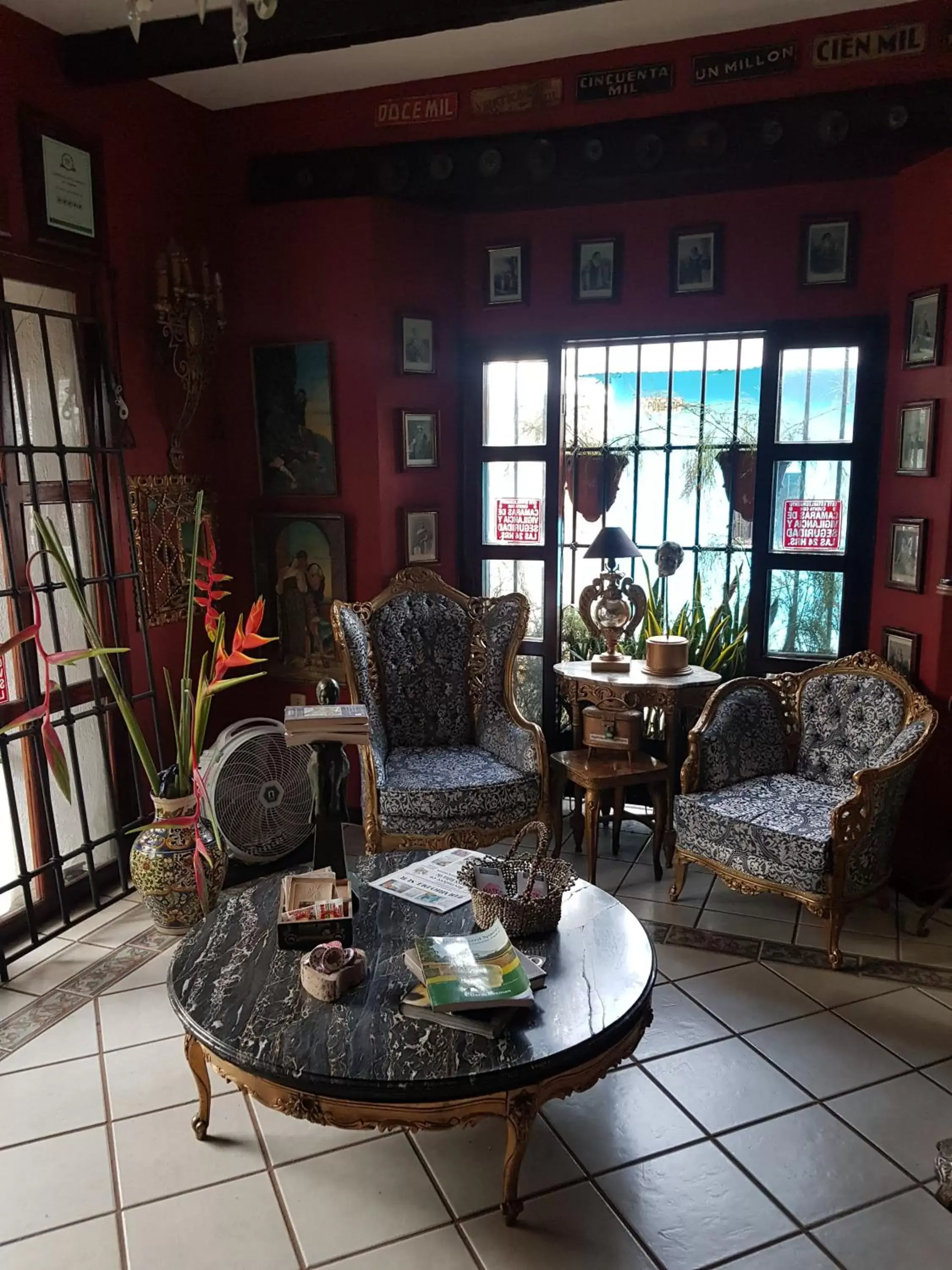 Lobby or reception, Seating Area in Hotel Boutique Casona Maya Mexicana