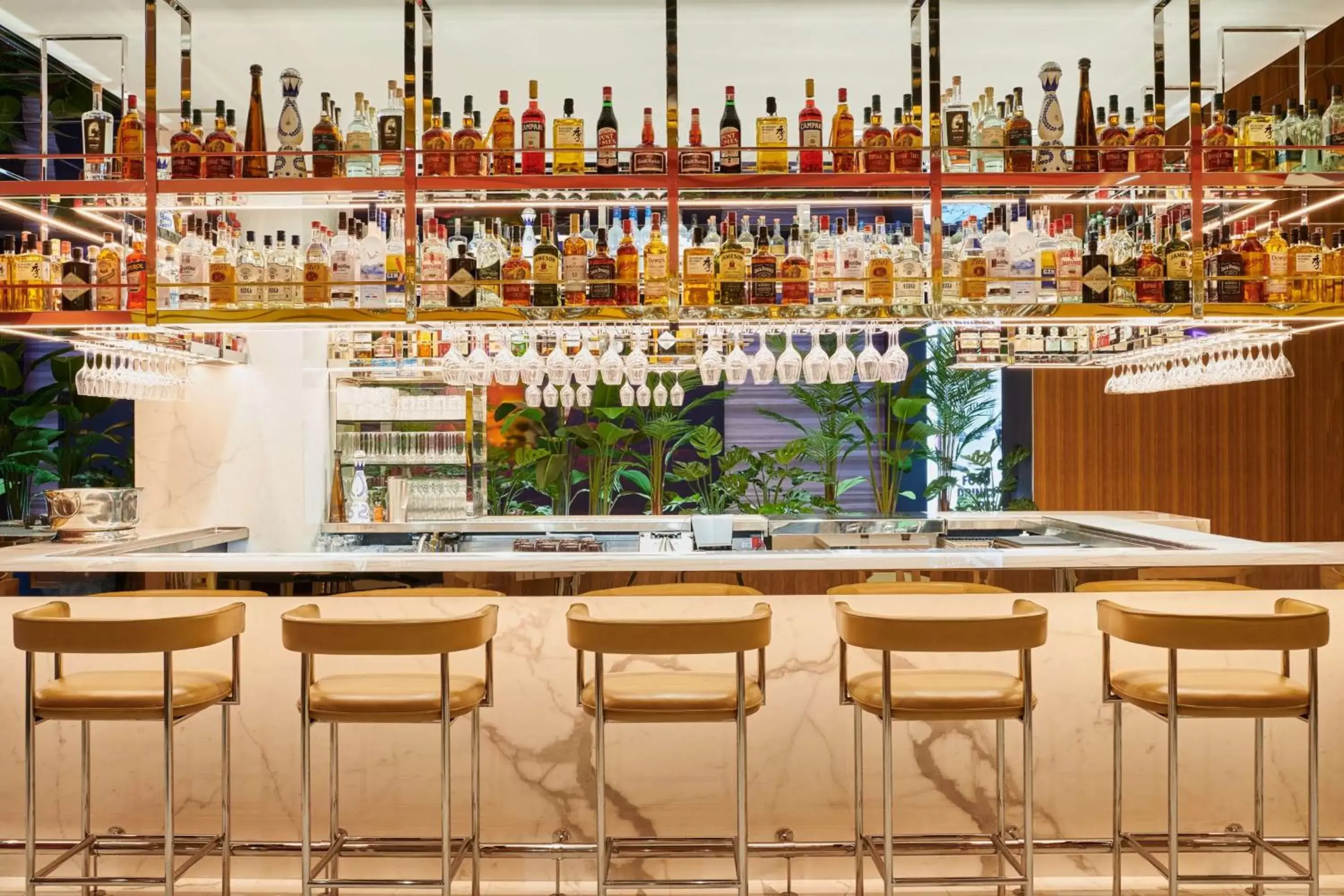 Lounge or bar, Lounge/Bar in Virgin Hotels Las Vegas, Curio Collection by Hilton