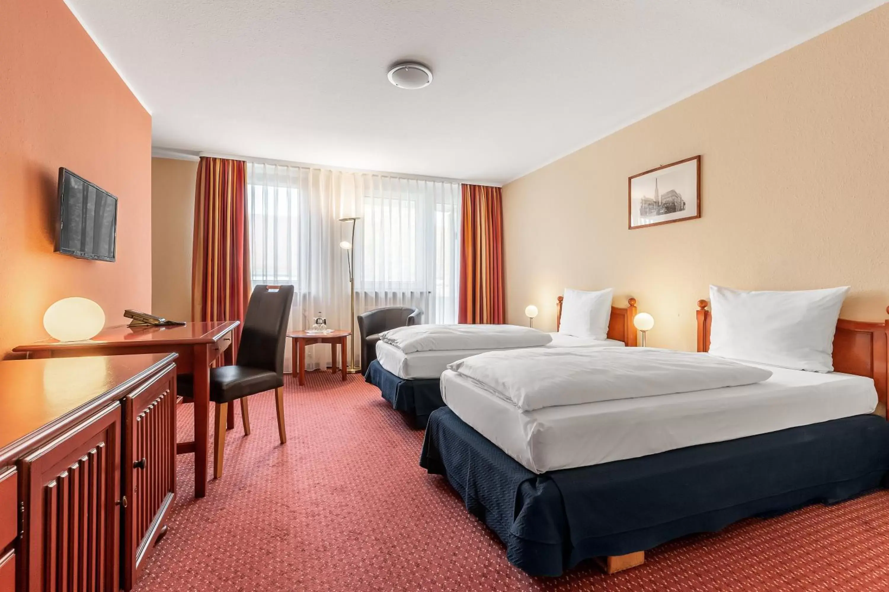 Bed in AZIMUT Hotel Nuremberg