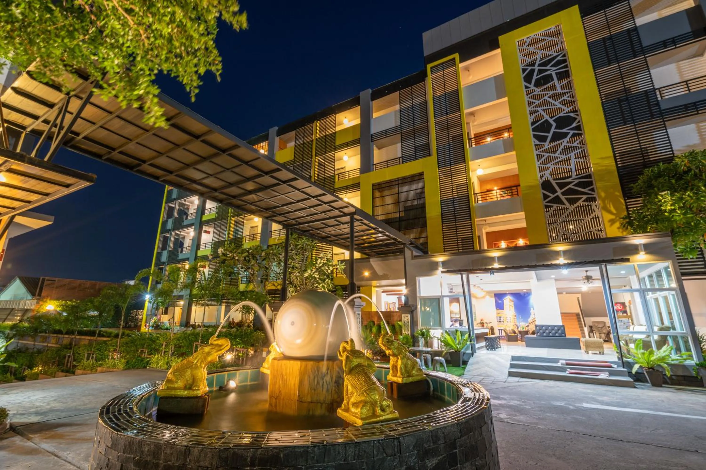 Property building in SB Living Place Hotel Phuket Town
