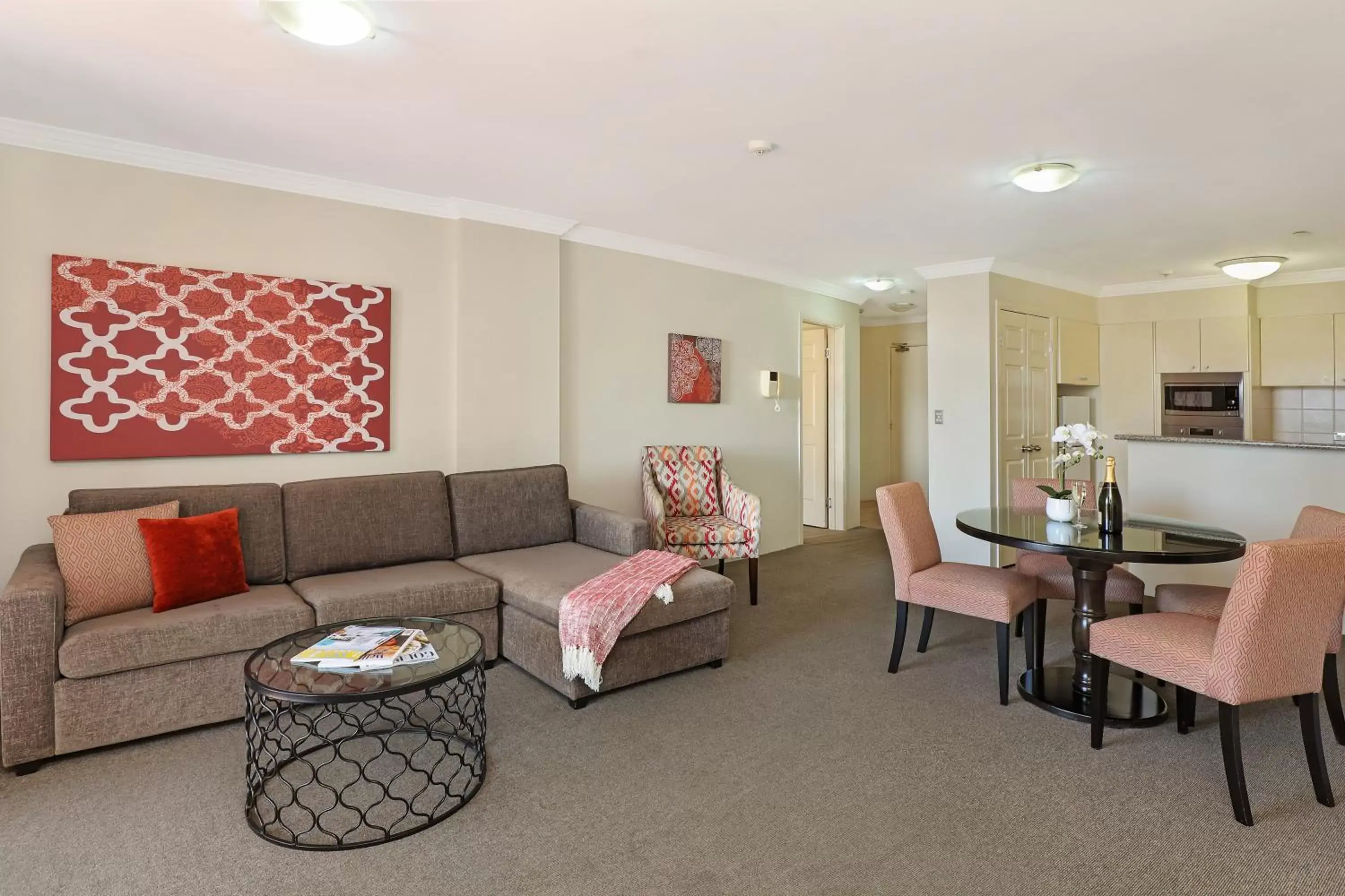 Living room, Seating Area in Marrakesh Apartments