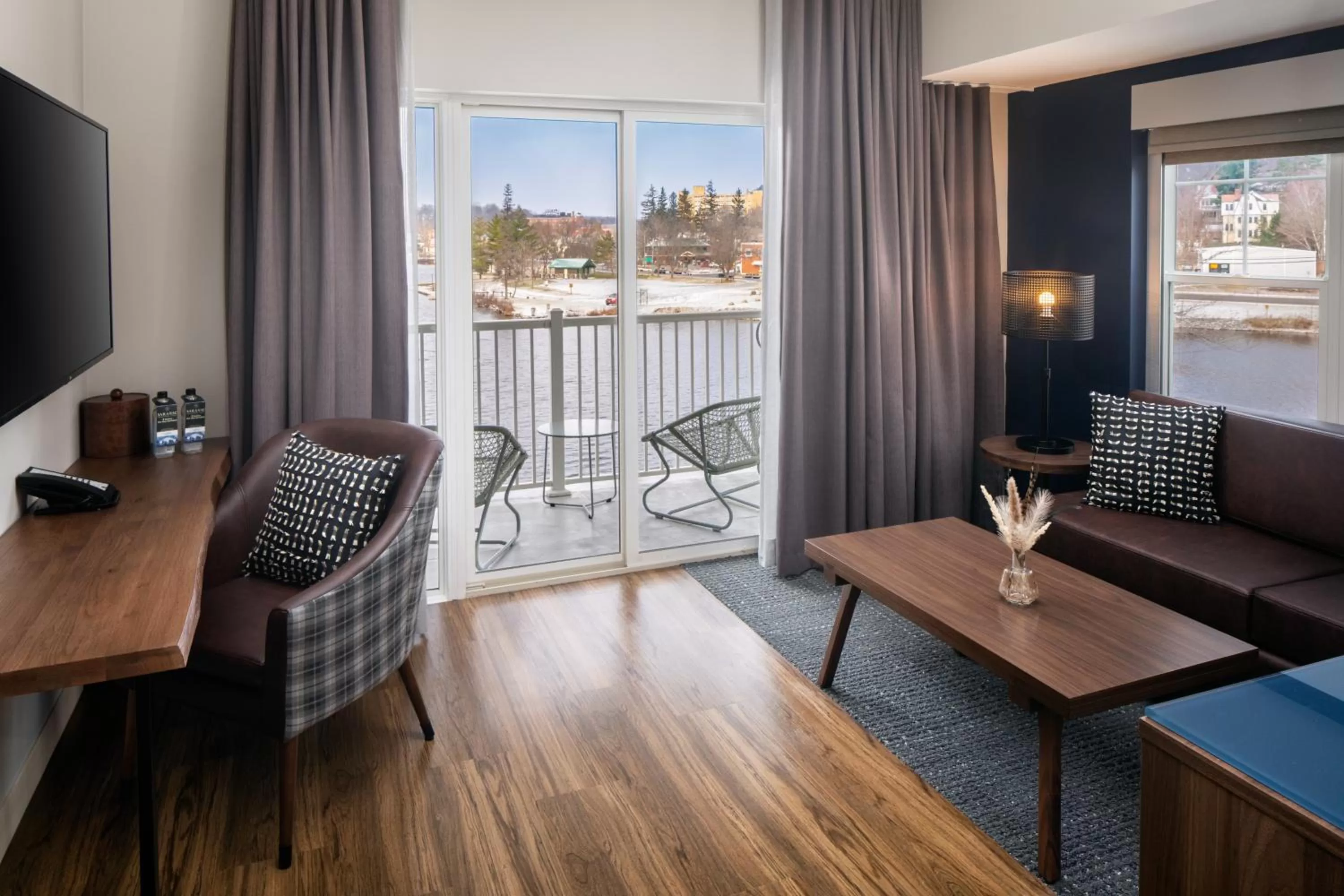 Balcony/Terrace in voco Saranac Lake NY - Waterfront by IHG