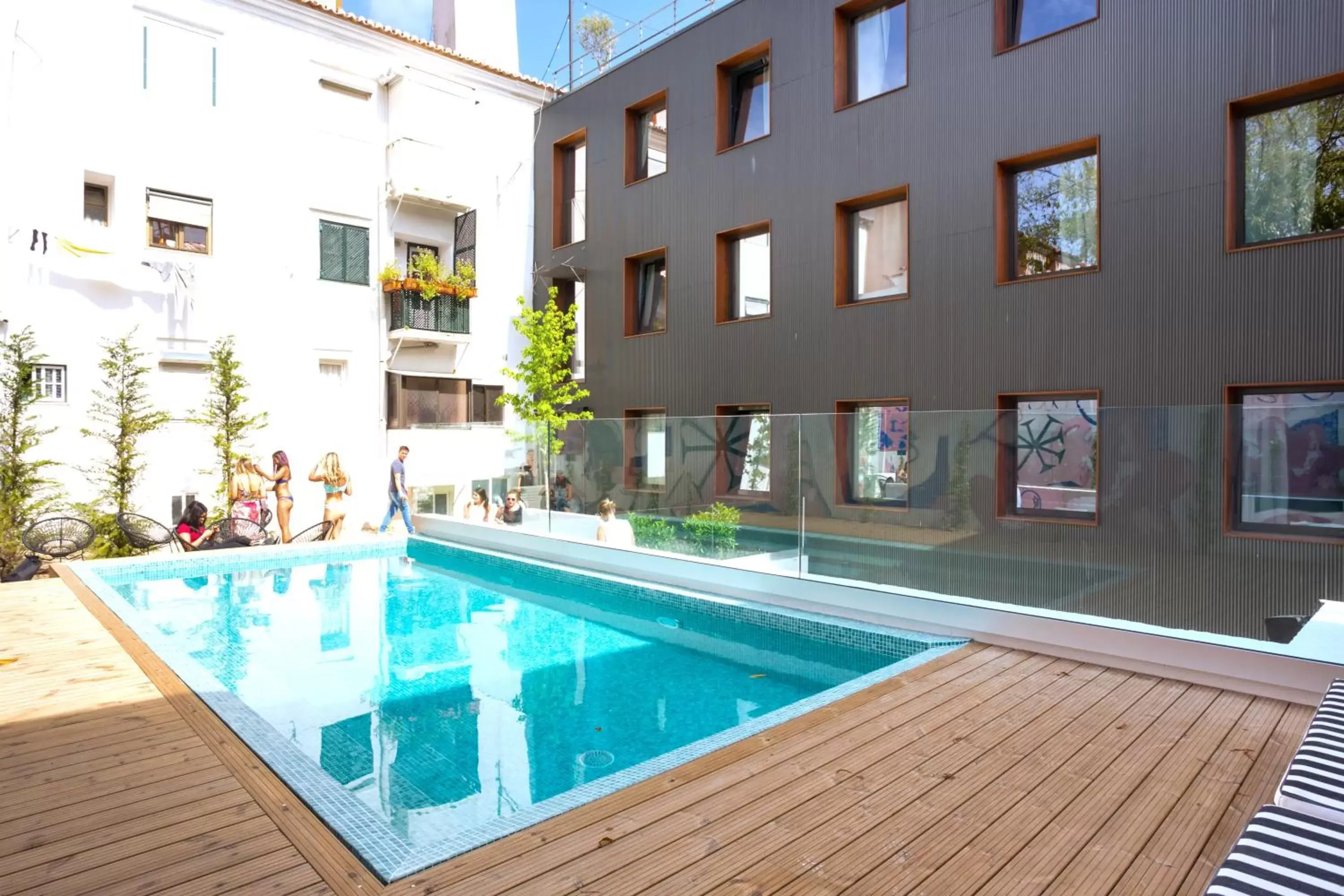 Property building, Swimming Pool in Selina Secret Garden Lisbon