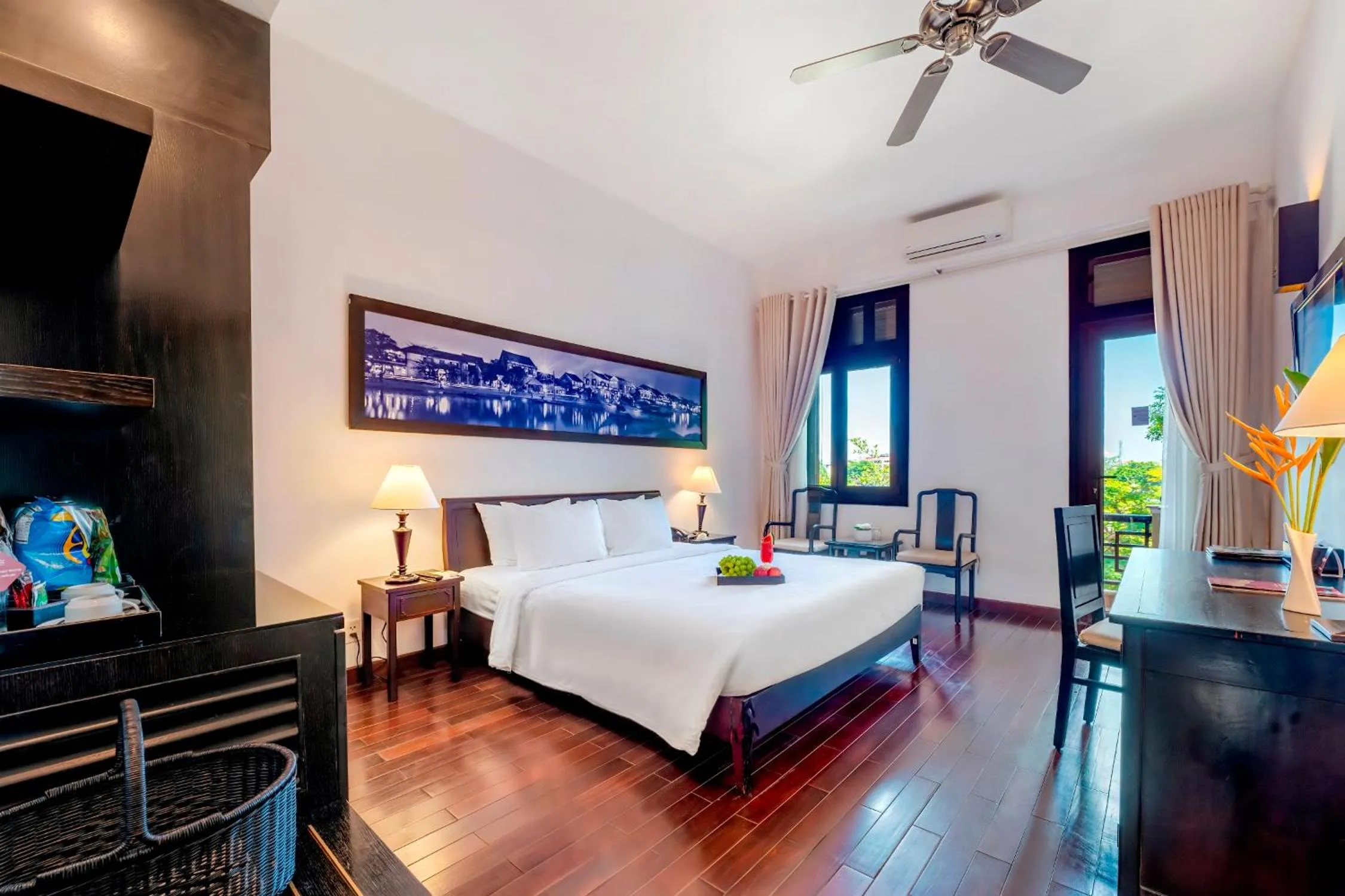 View (from property/room), Bed in HOI AN HISTORIC HOTEL