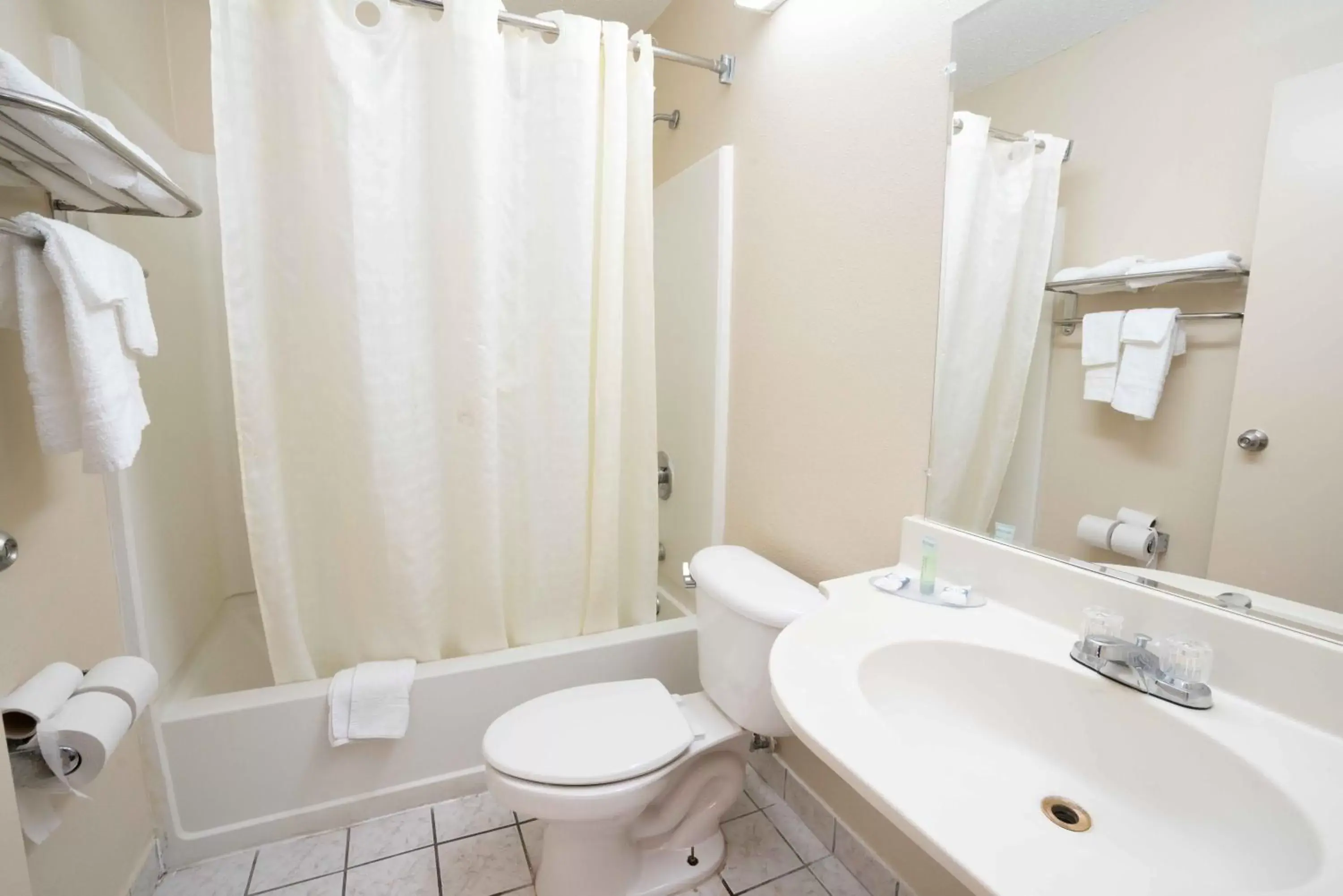 Toilet, Bathroom in Regency Inn & Suites DFW