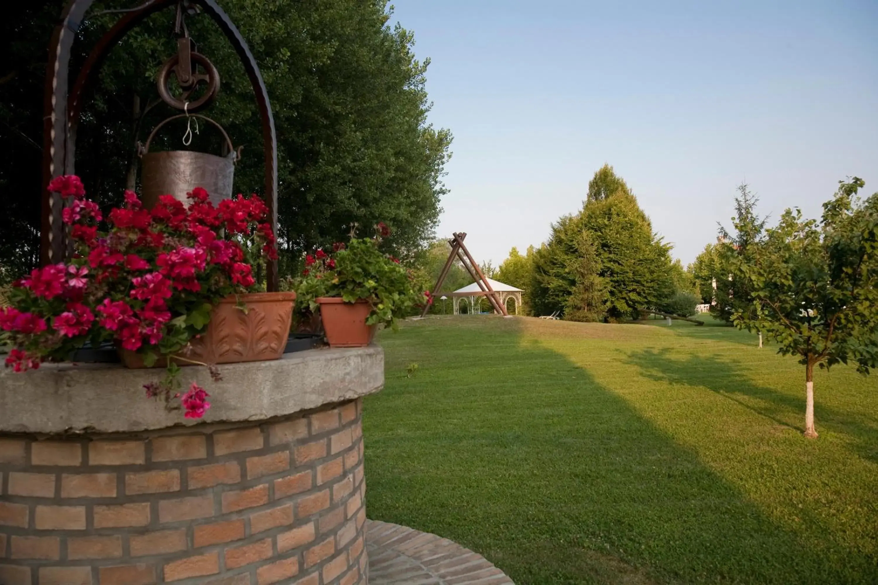 Garden in Relais Leon d'Oro