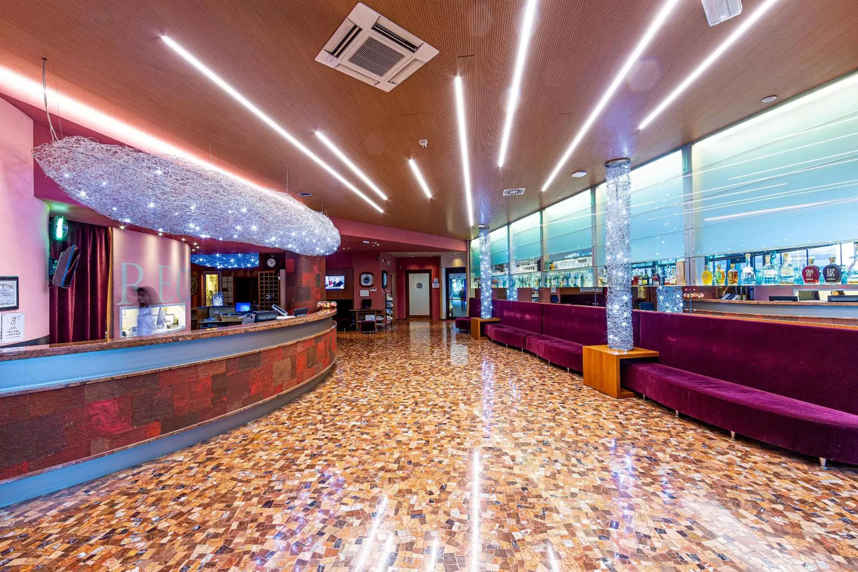 Lobby or reception in Là Di Moret Lobby or reception in Là Di Moret