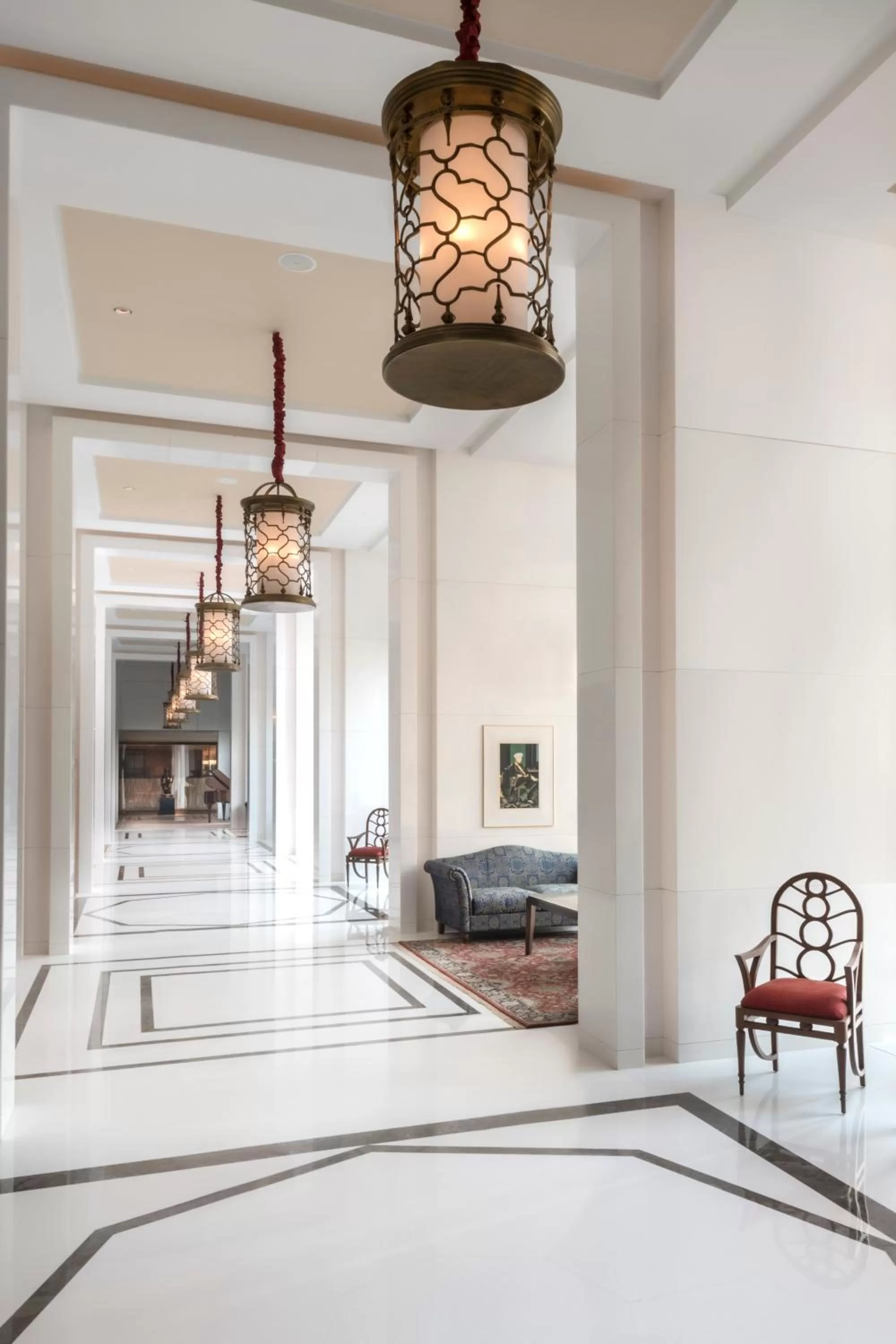 Lobby or reception, Bed in The Oberoi New Delhi