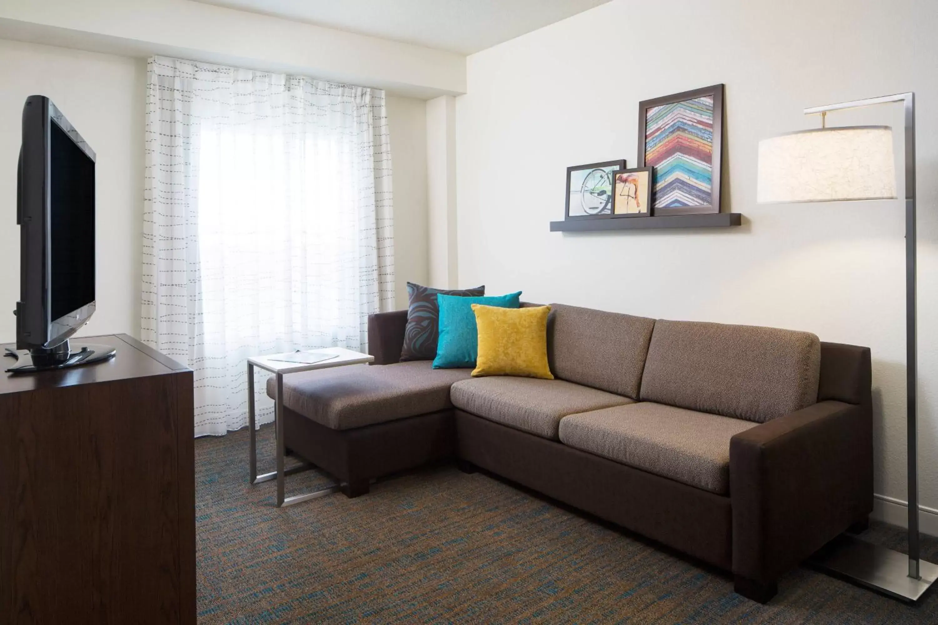 Living room, Seating Area in Residence Inn by Marriott Orlando at SeaWorld