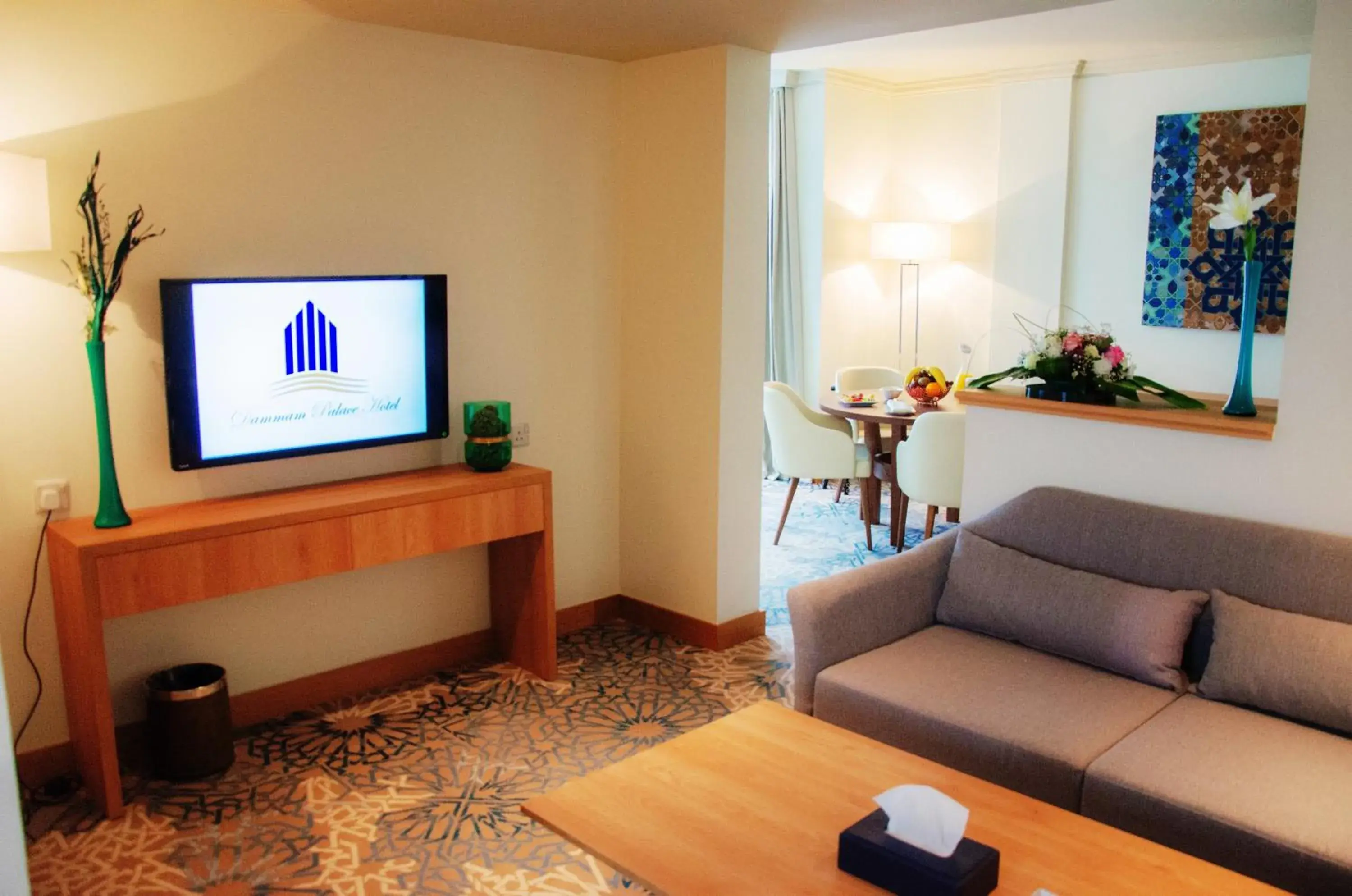 Living room in Dammam Palace Hotel Living room in Dammam Palace Hotel