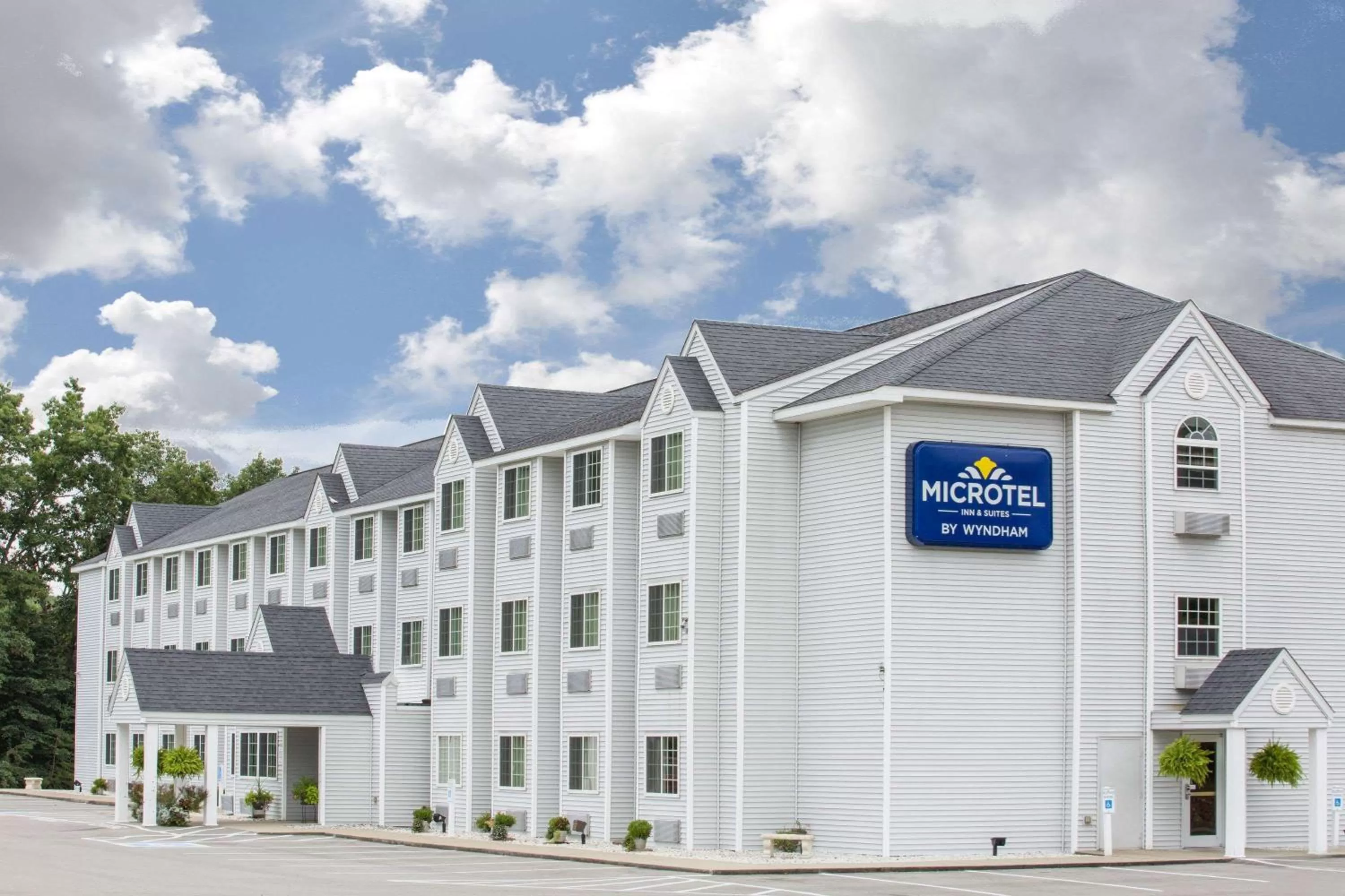 Property building in Microtel Inn and Suites Gassaway