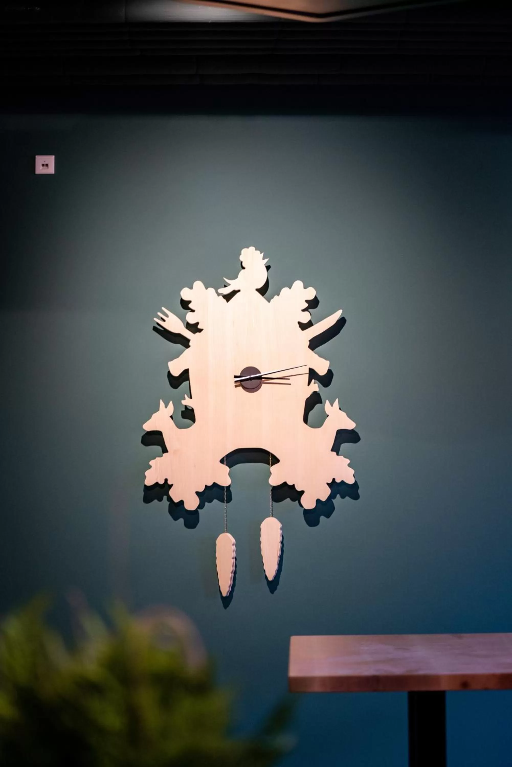 Decorative detail in coucou hotel & kuckucks-stube (Titisee)